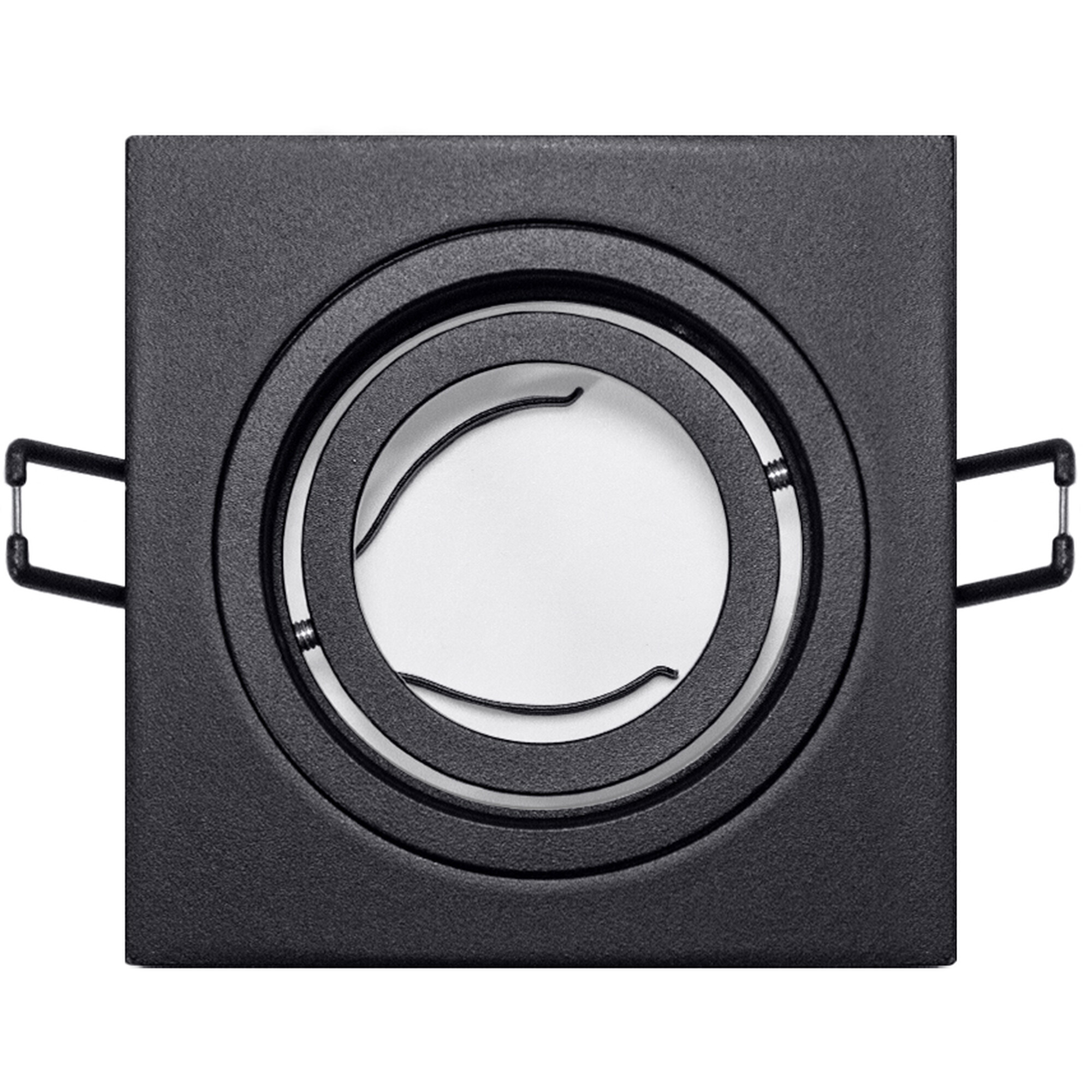 Светильник встраиваемый поворотный GU5.3 (MR16) квадрат 010109 Чёрный SignImpress