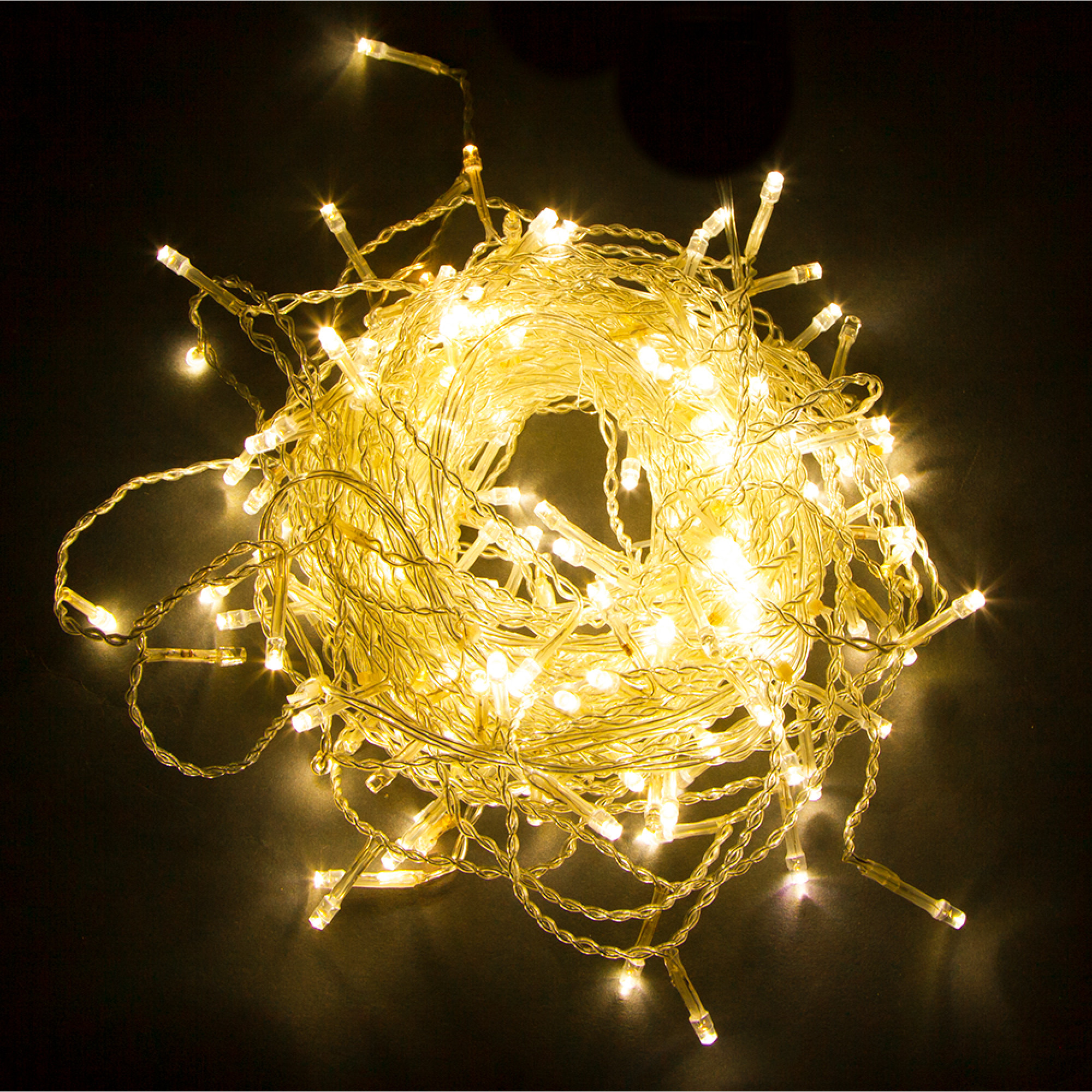 Светодиодная гирлянда CL24 занавес 3*3м + 3м 2700К статичная, c питанием от сети 230V Feron 