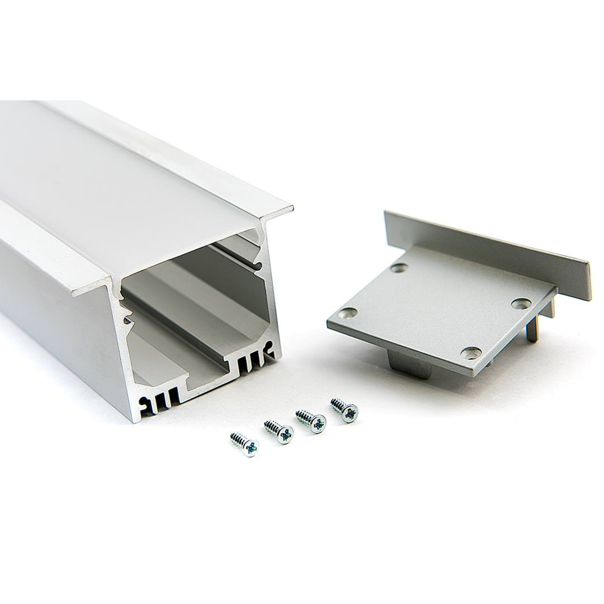 Профиль встраиваемый алюминиевый LE.4932 (2.5м) SWG