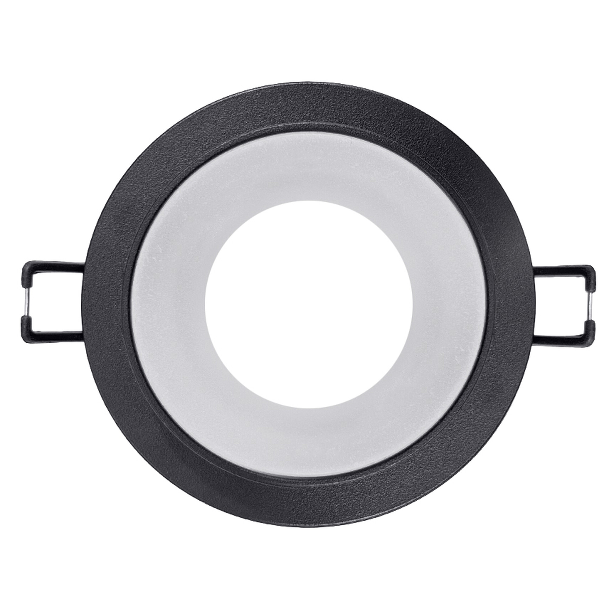 Светильник встраиваемый GU5.3 (MR16) с акрилом круг 47541 Чёрный SignImpress