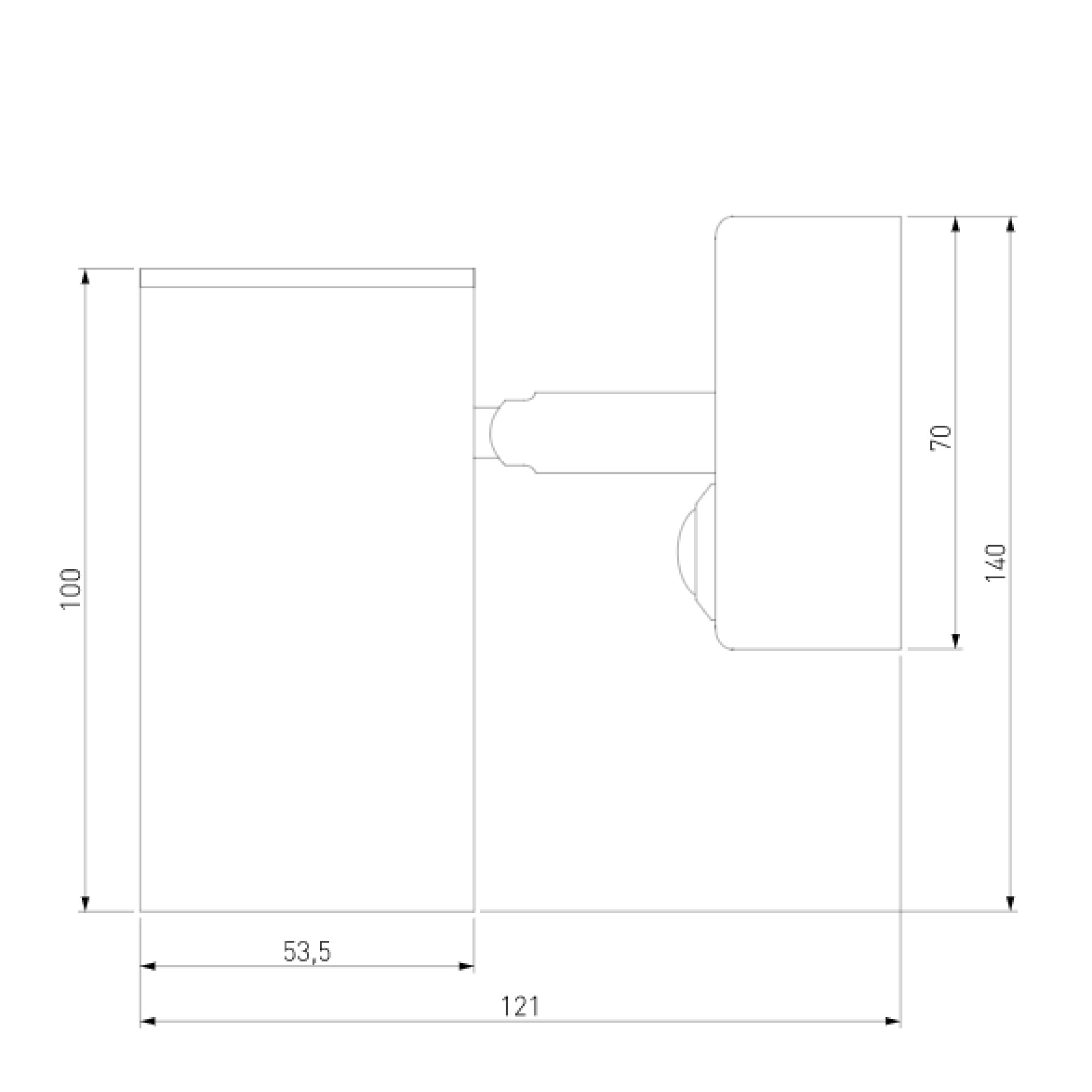 Светильник настенный Rutero GU10 SW чёрный Elektrostandard 