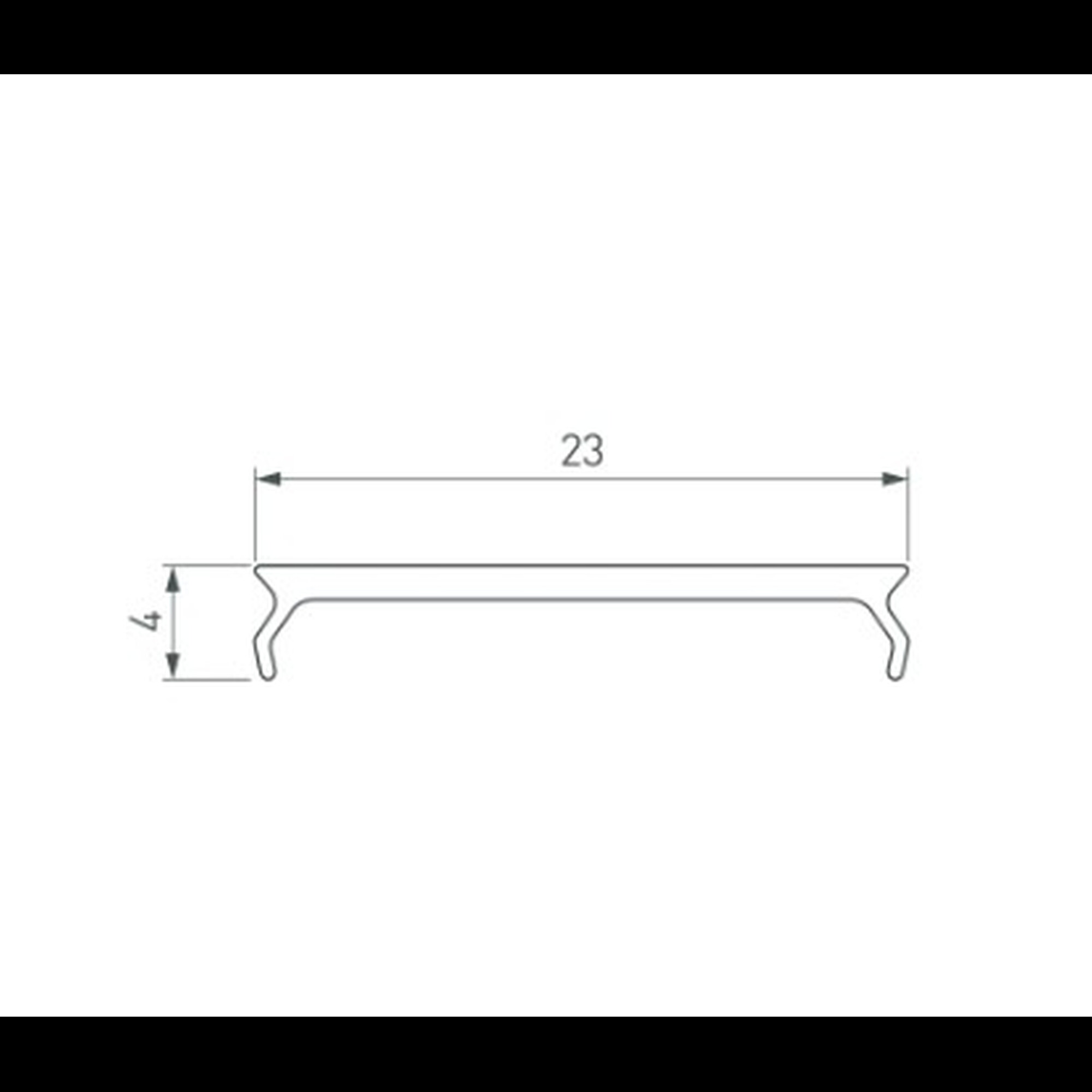 Экран MAT-L-3000 для профиля PLS-LOCK Arlight