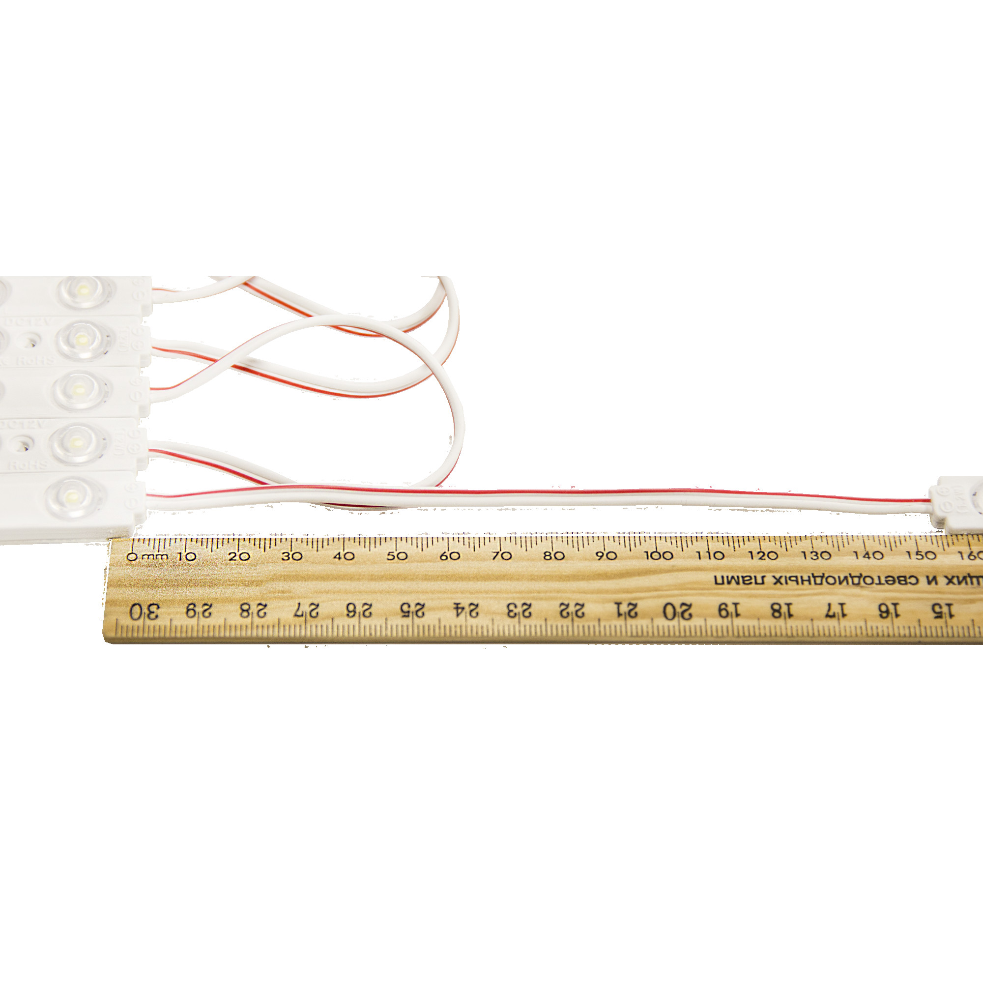 Модуль светодиодный 3 SMD 2835 1,2Вт 110Лм 10000К-13000К (с линзой 160) 3M -1шт. SignImpress