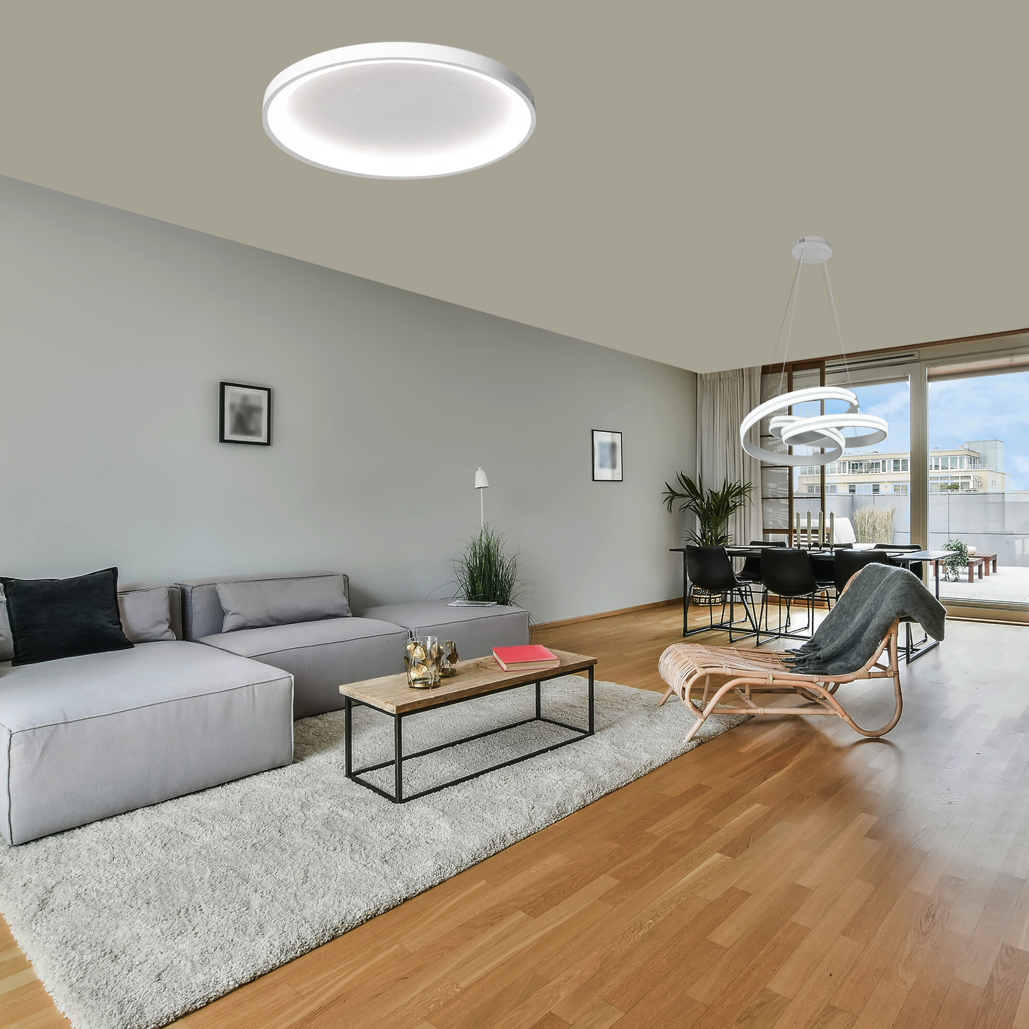 Светильник накладной светодиодный 20 Вт 3600 Лм Белый Signimpress