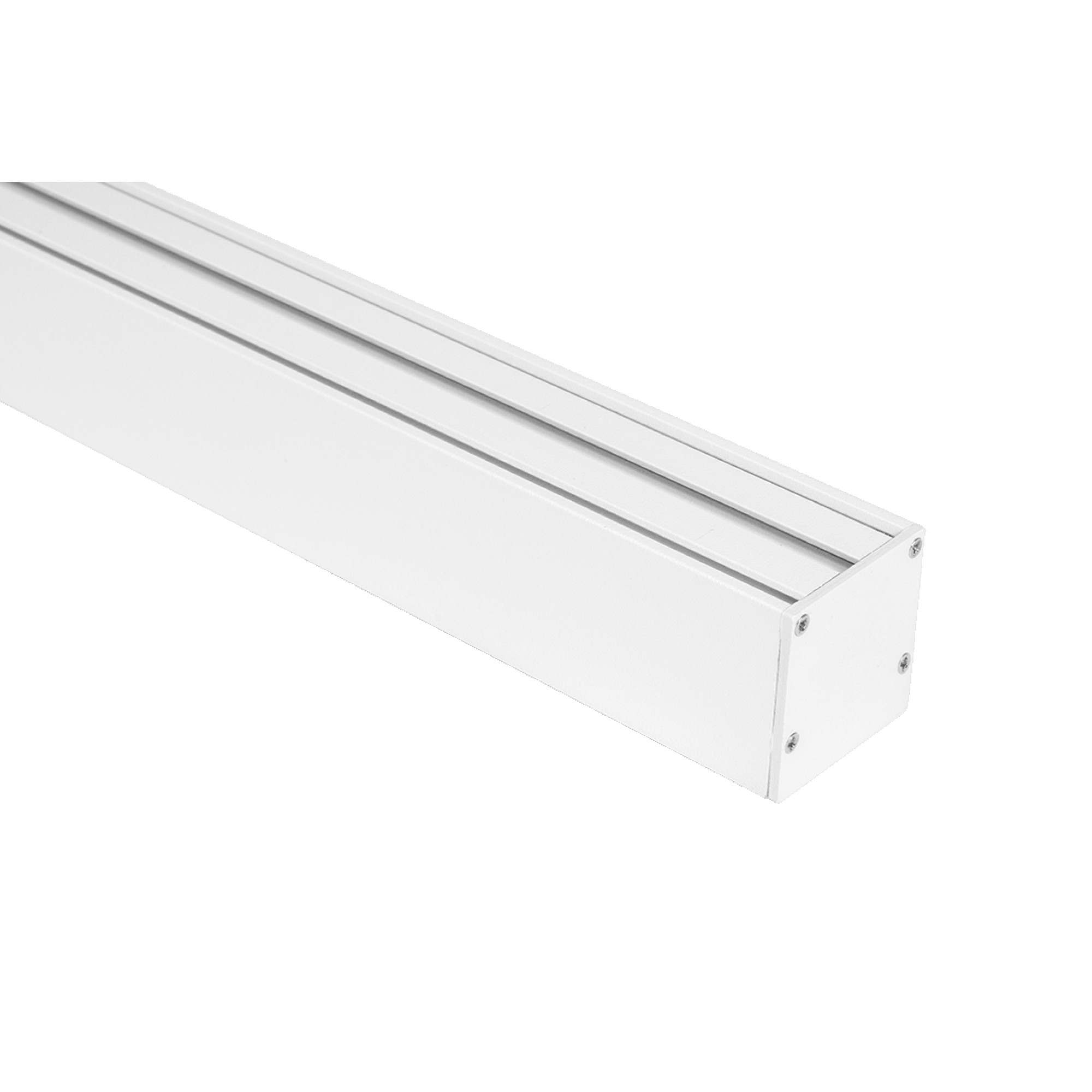 Профиль подвесной/накладной алюминиевый LS.3535, белый (2.5м) SWG