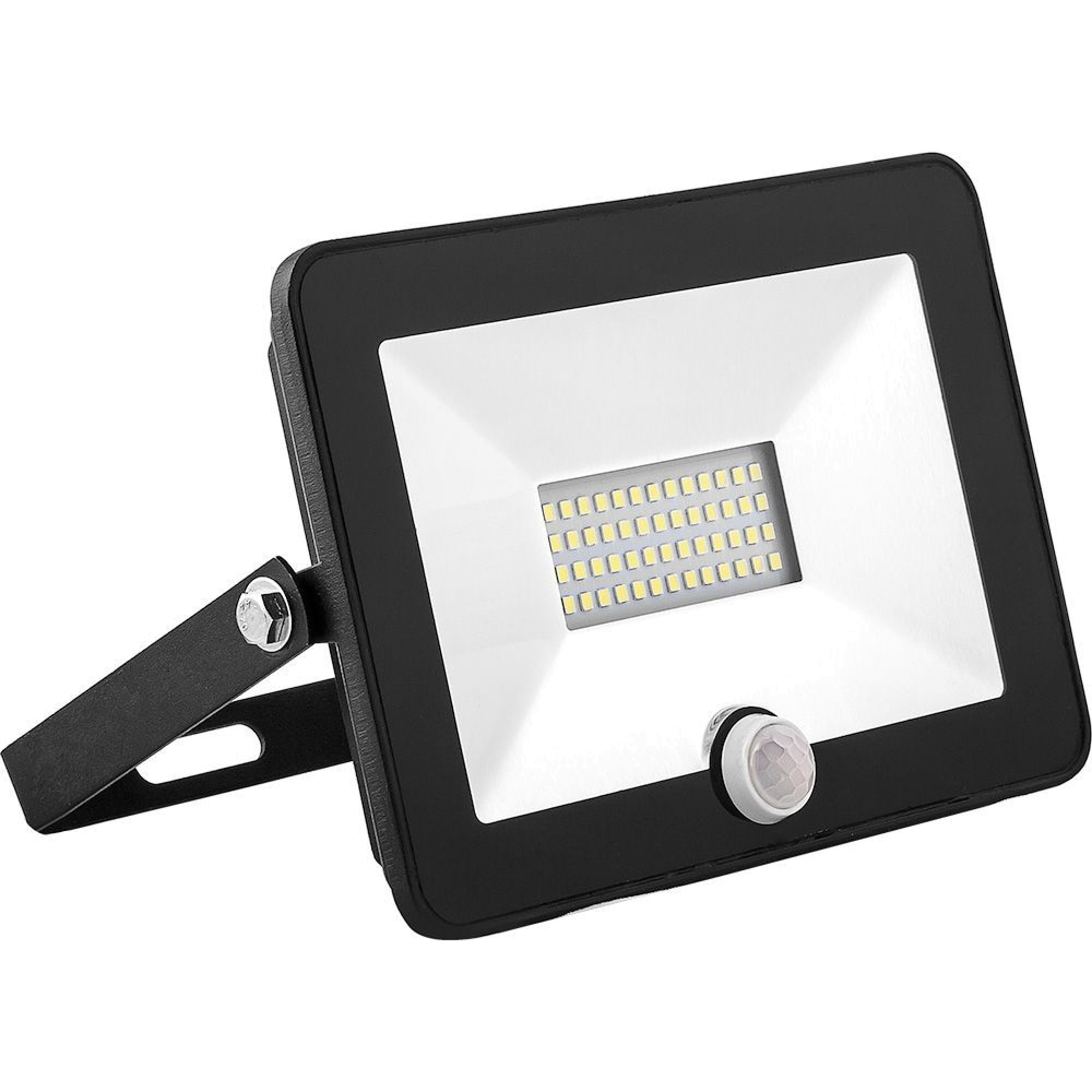 Прожектор светодиодный SFL80-20 с встроенным датчиком 2835SMD 20W 6400K  AC220V/50Hz IP65 Feron