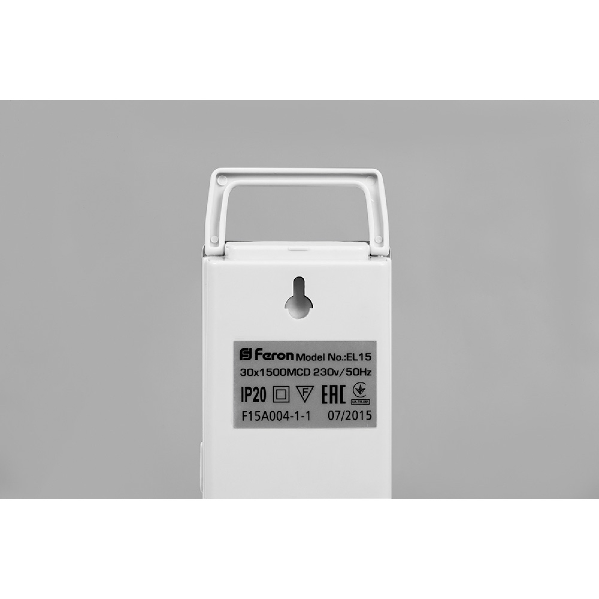 Светильник аккум. DC (литий-ионная батарея), белый 203*68*45 мм EL15 30 LED Feron