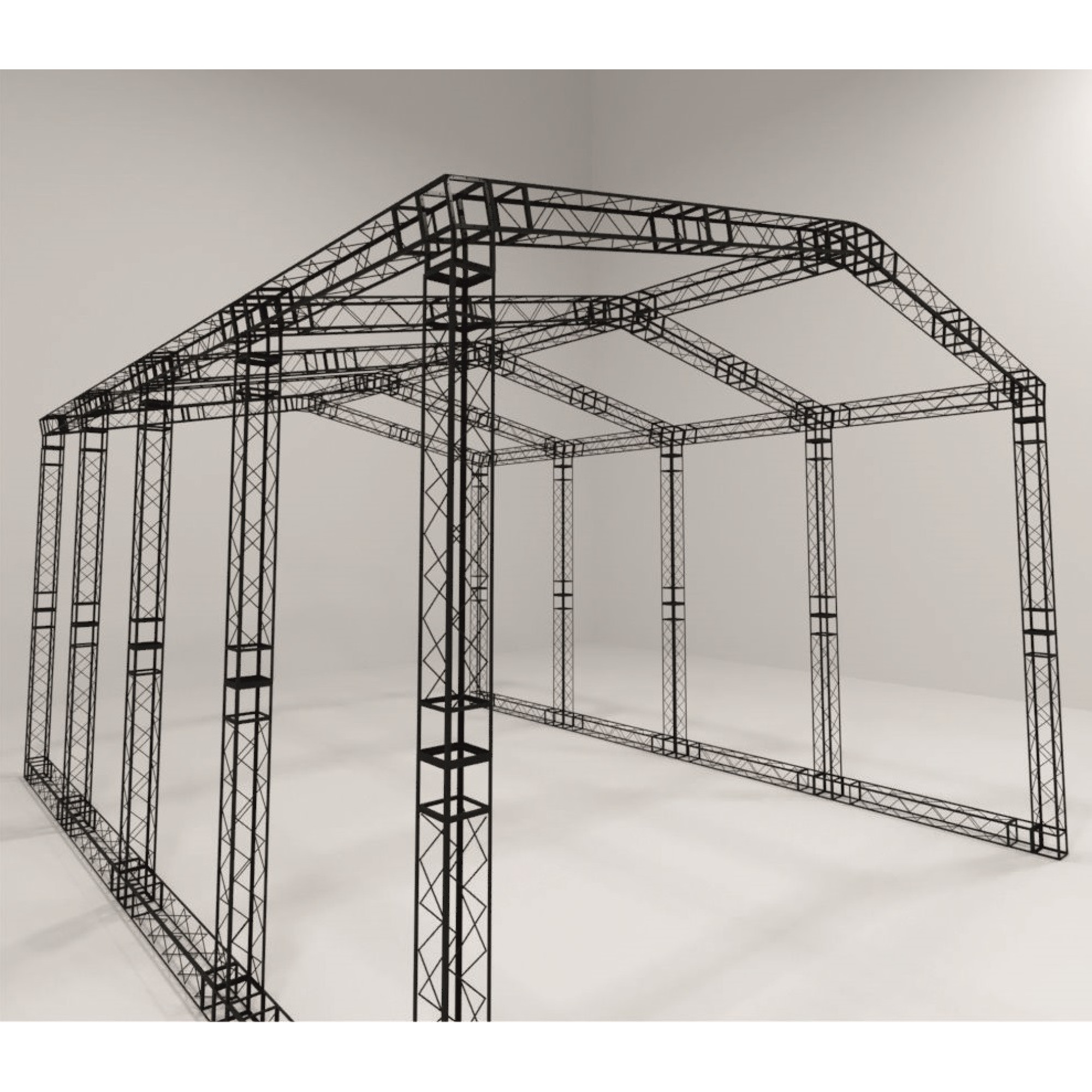 Фермы металлические Line 12*12*50cm, цвет черный, SignImpress