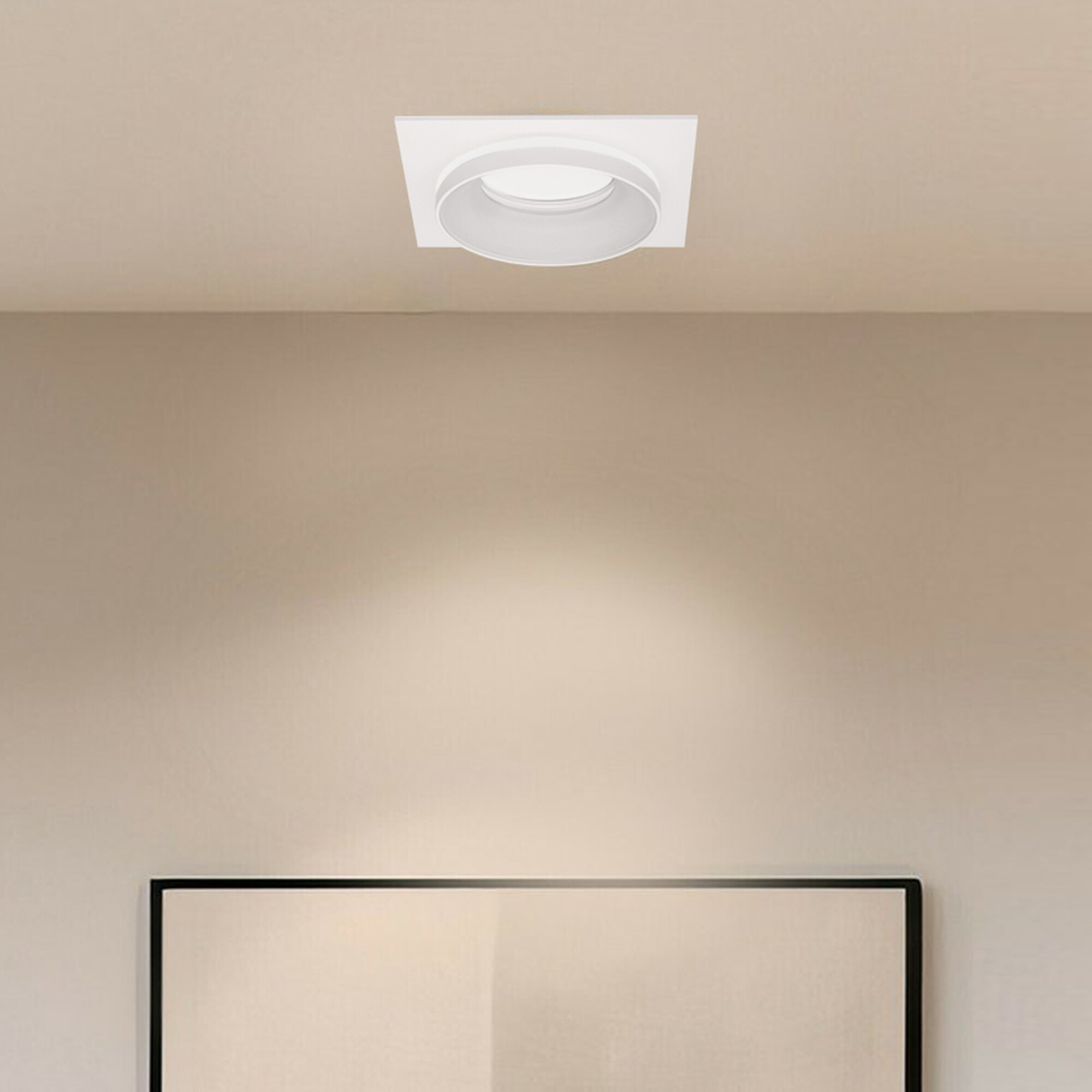 Светильник встраиваемый GU5.3 (MR16) с акрилом квадрат 47544 Белый SignImpress