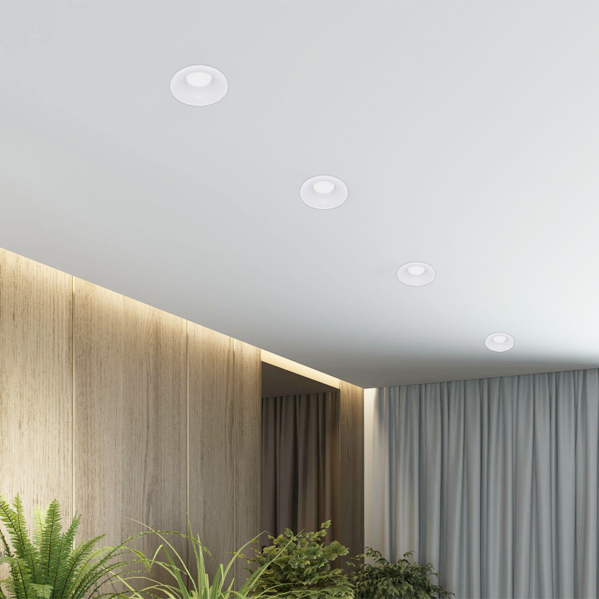 Светильник встраиваемый GU5.3 (MR16) круг 47555 Белый SignImpress