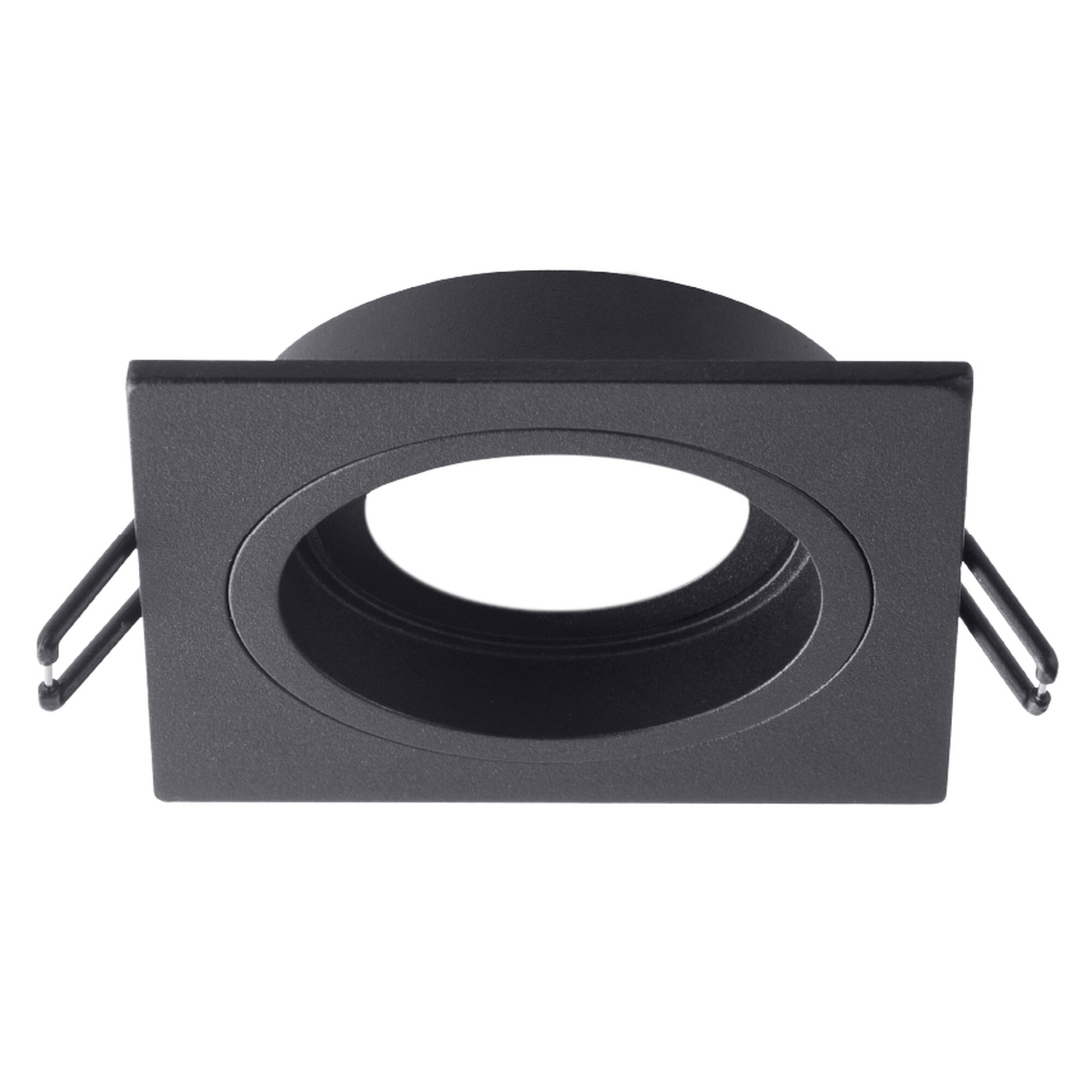 Светильник встраиваемый поворотный GU5.3 (MR16) квадрат 010109 Чёрный SignImpress