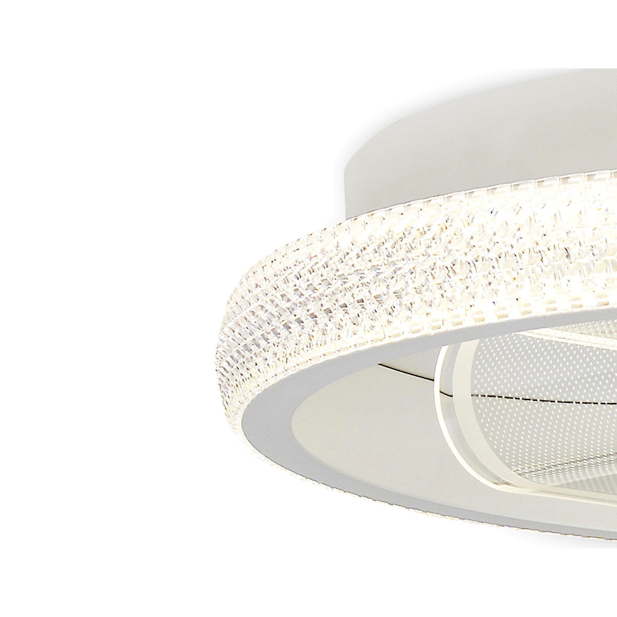 Потолочный светодиодный светильник с пультом FA600 WH белый 66W D470*90 Ambrella light 