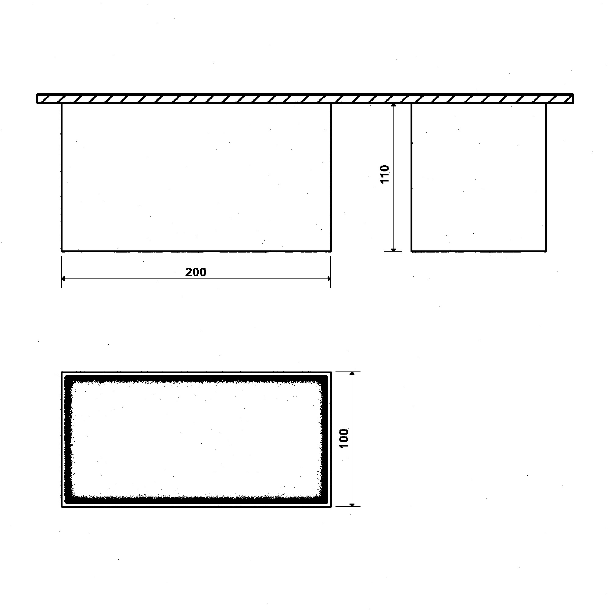 Светильник накладной прямоугольник GW, белый, 20Вт, IP20, Нейтральный белый SWG