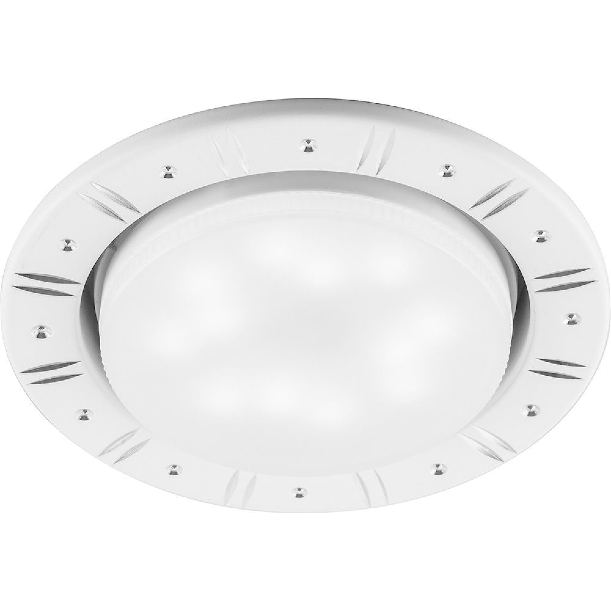 Светильник потолочный встраиваемый, 15W 230V GX53, белый без лампы, DL393 Feron