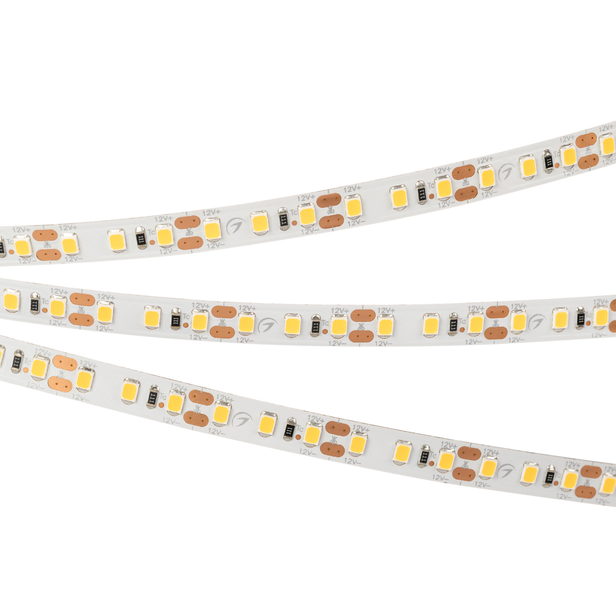 Светодиодная лента RT-A120-8mm 12V Day4000 (9.6 W/m, IP20, 2835, 5m) (Arlight, Открытый)