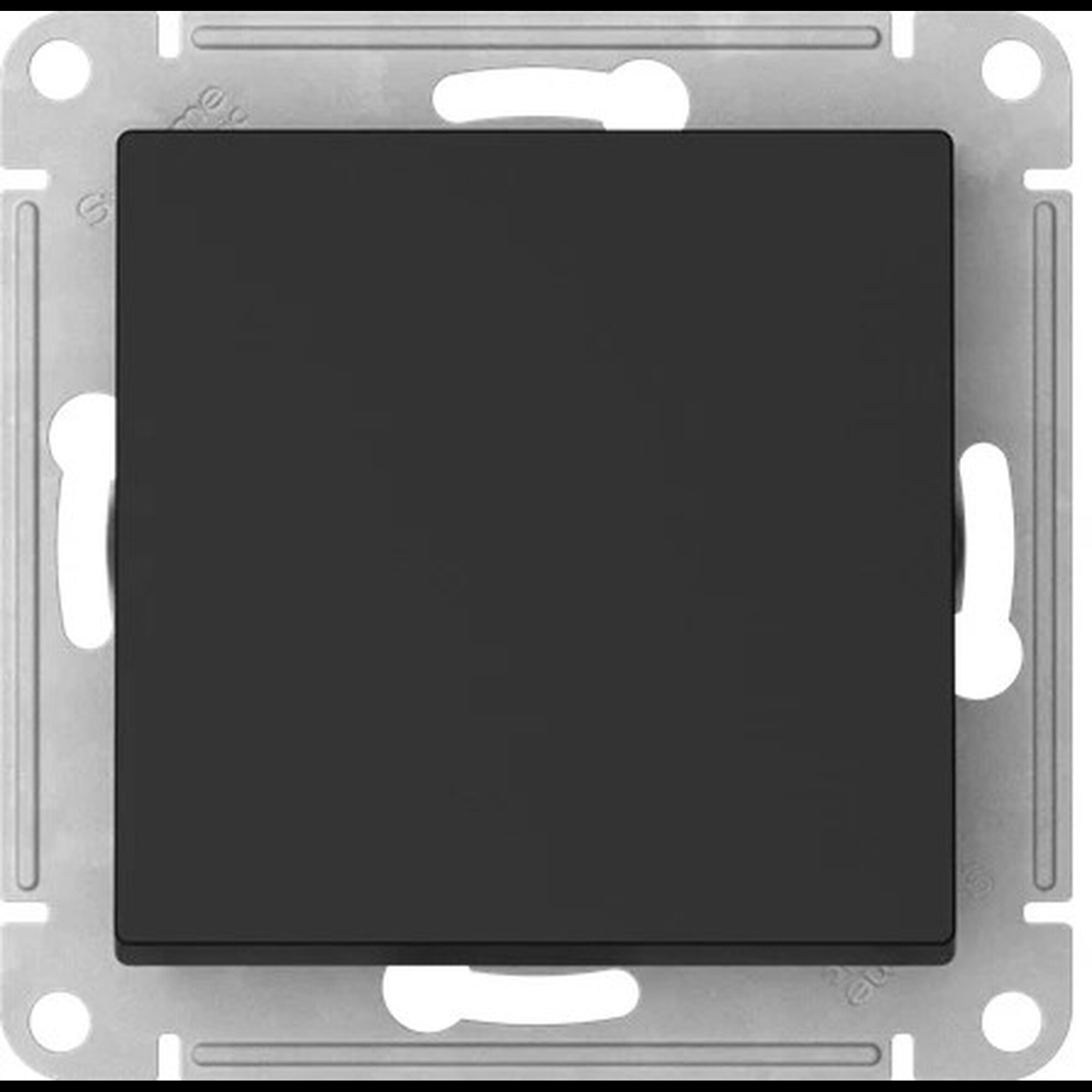 1-клавишный ПЕРЕКЛЮЧАТЕЛЬ, сх.6, 10АХ, мех., быстрозажимные клеммы., КАРБОН