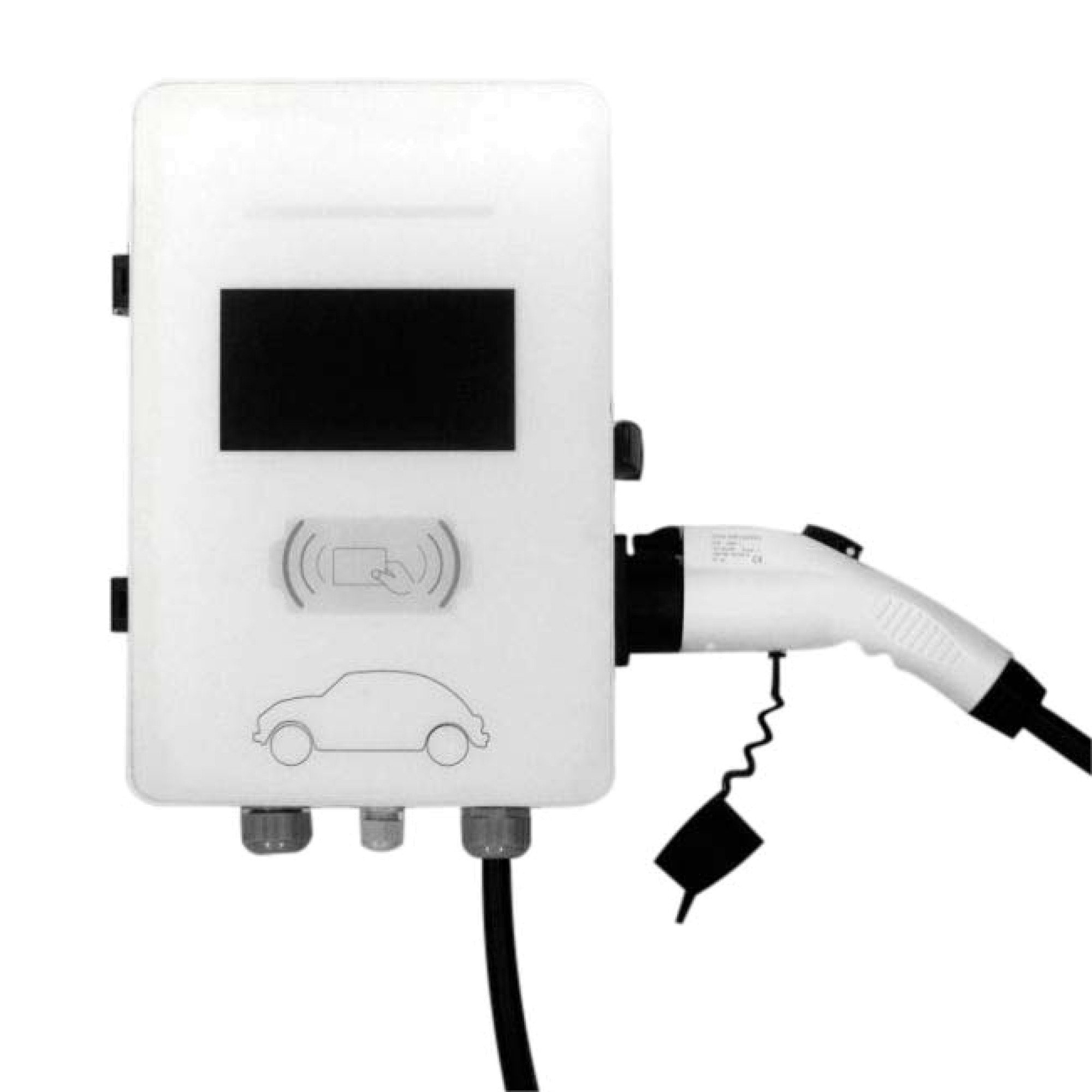 Зарядная станция, кабельная InterSmart T1 7,4кВт WiFi