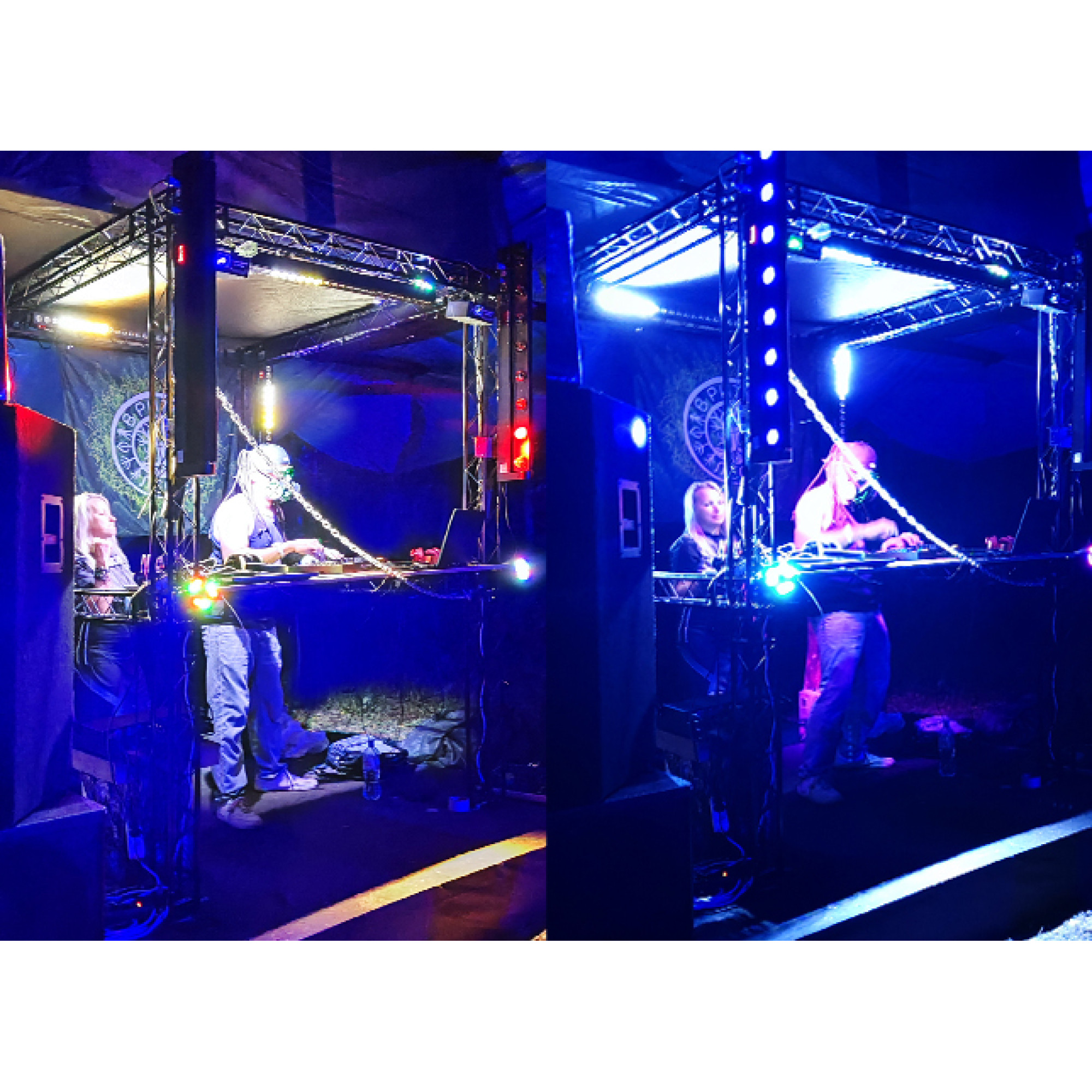 Фермы металлические Line 22*22*200cm, цвет черный, SignImpress