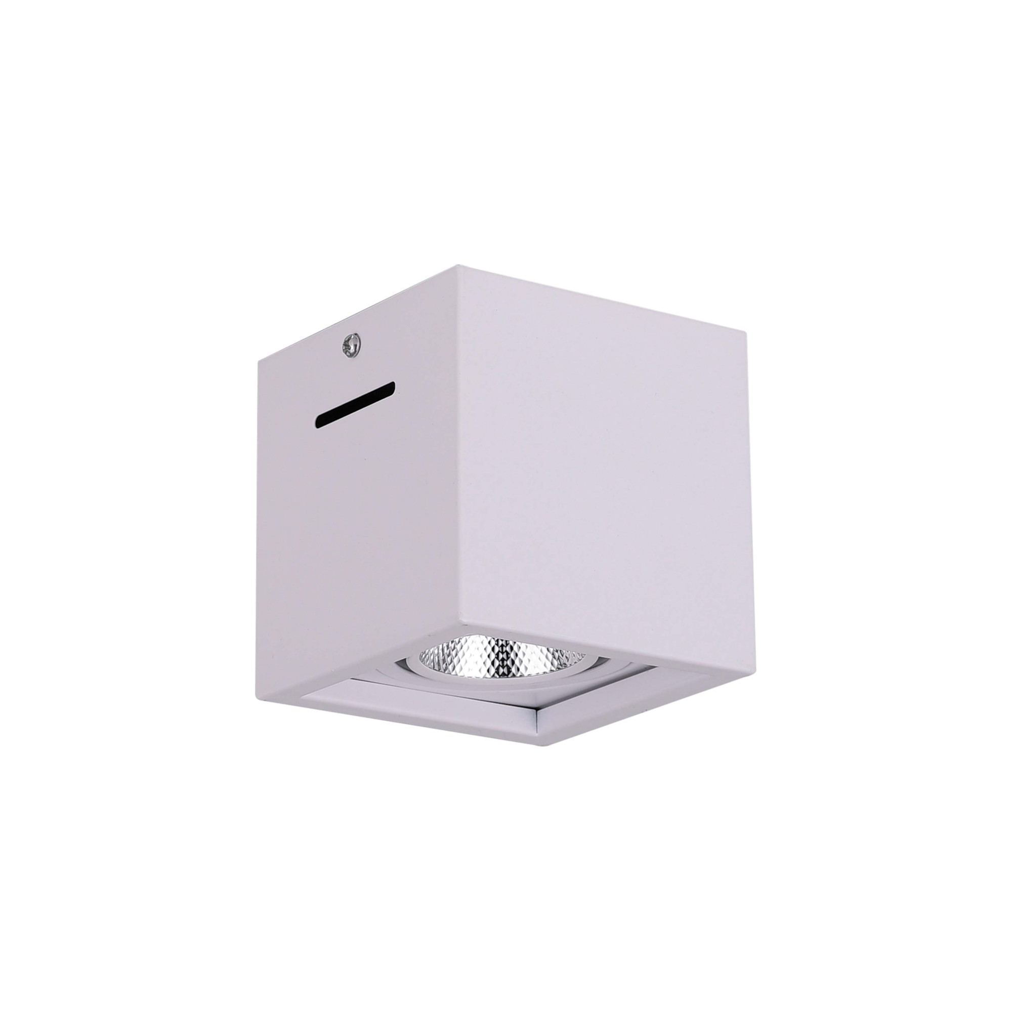 Светильник накладной светодиодный AL522, 7W, 630Lm, 4000K, 35 градусов, белый, поворотный Feron