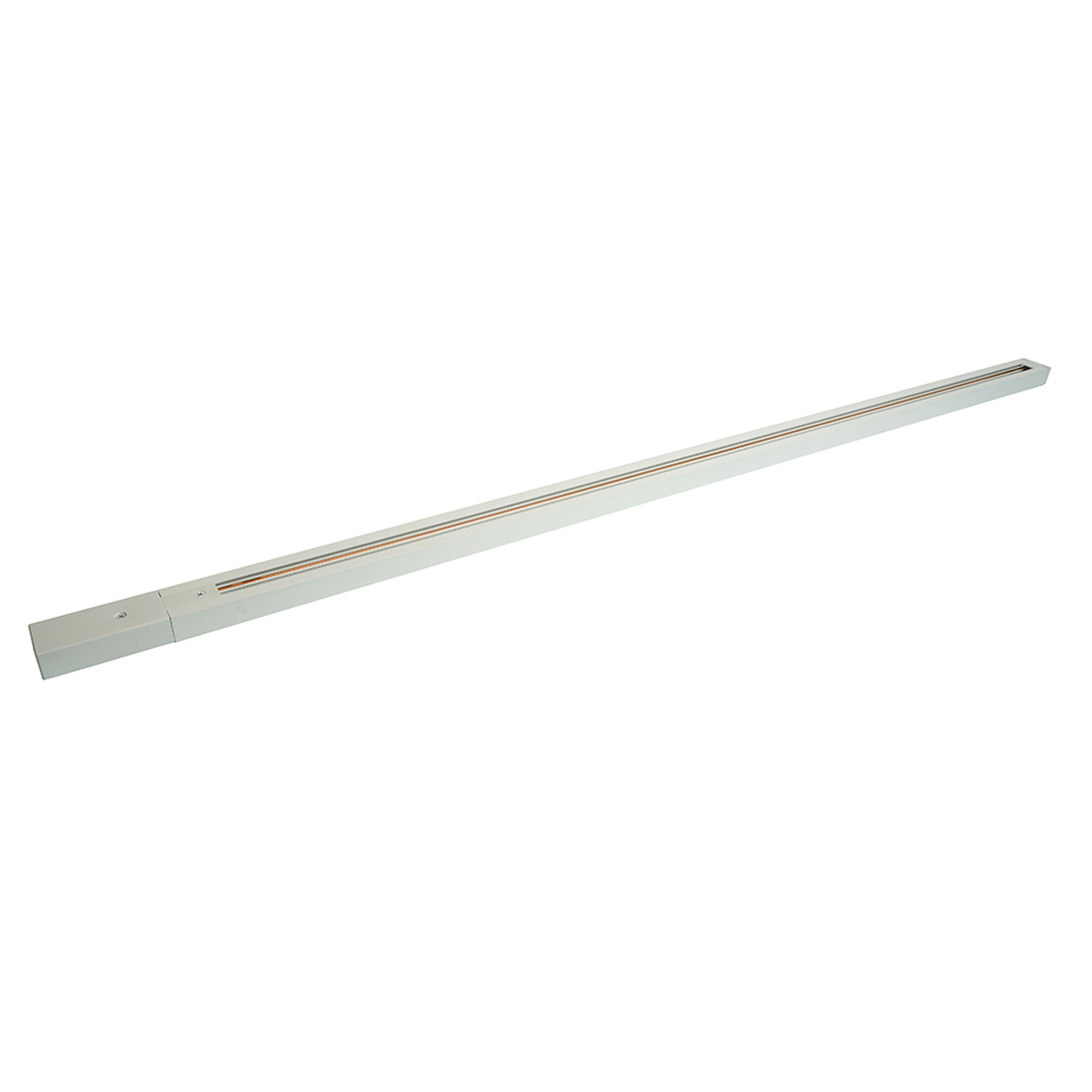 Шинопровод для трековых светильников, белый, 1м, в наборе токоввод, заглушка CAB1007 Feron