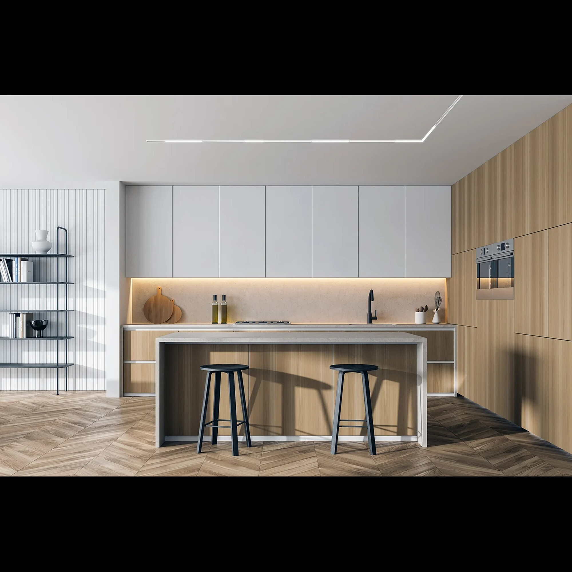 Линейный светильник SMART LINEAR 18W DIM 3000K-6000K белый Denkirs