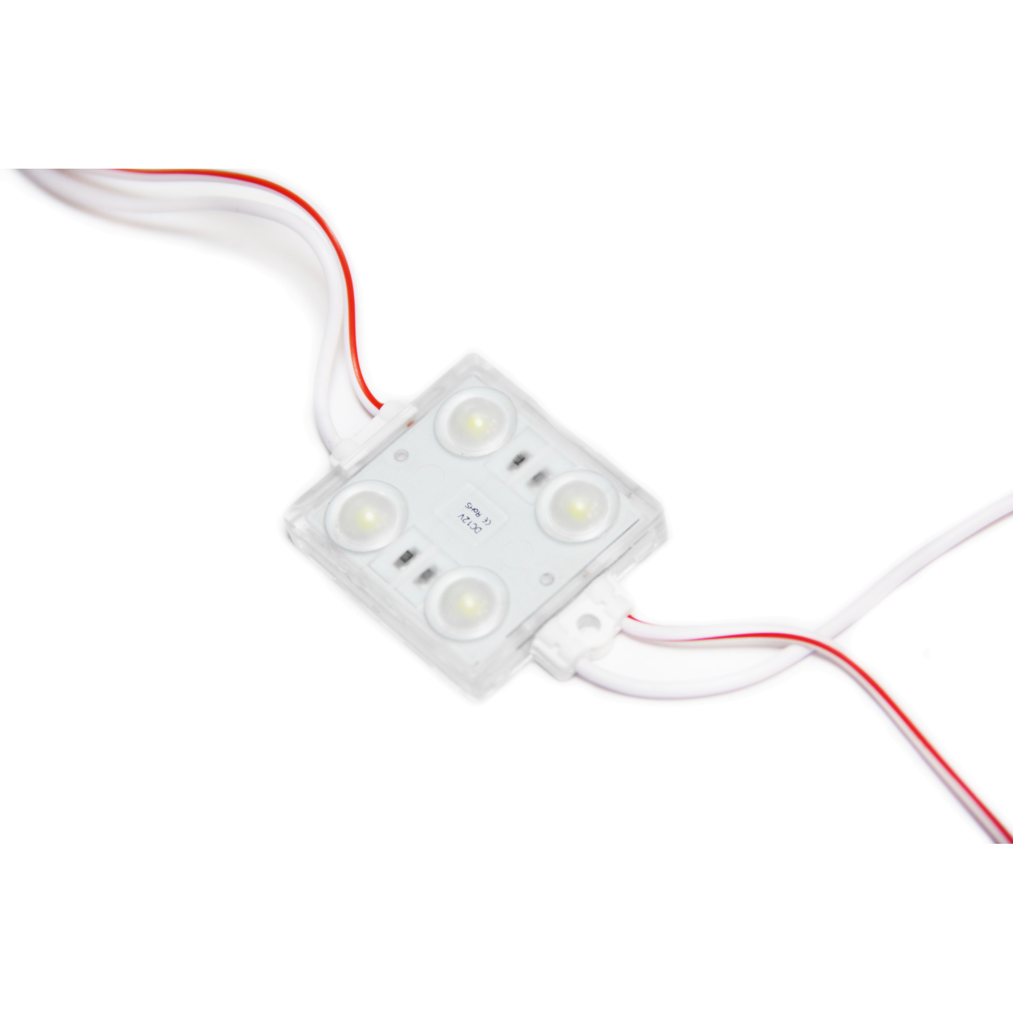 Модуль светодиодный PRO 4 SMD 2835 2W 160lm 6000К-6500К (с линзой 170) -1шт.