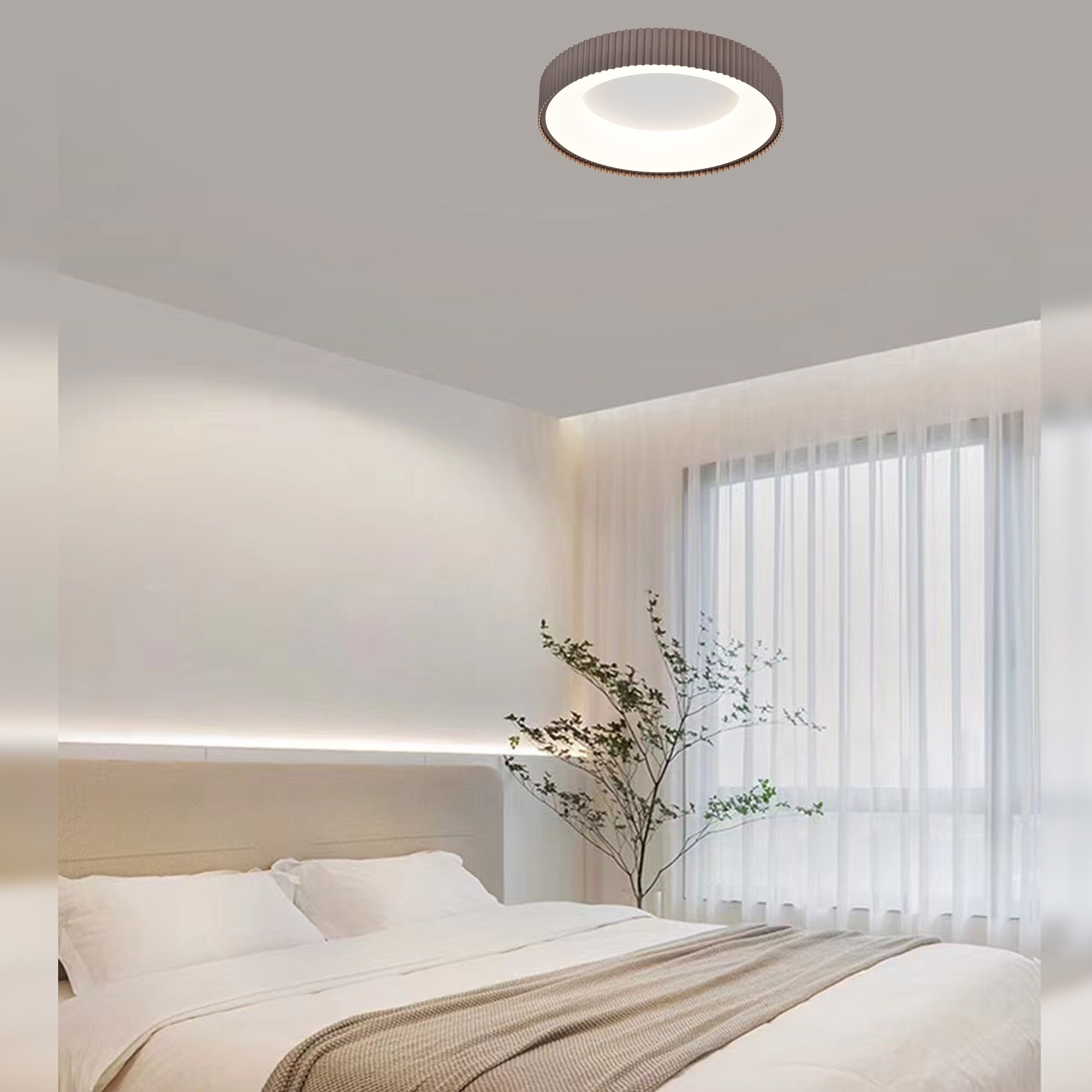 Светильник накладной светодиодный 40 Вт 7200 Лм Капучино Signimpress