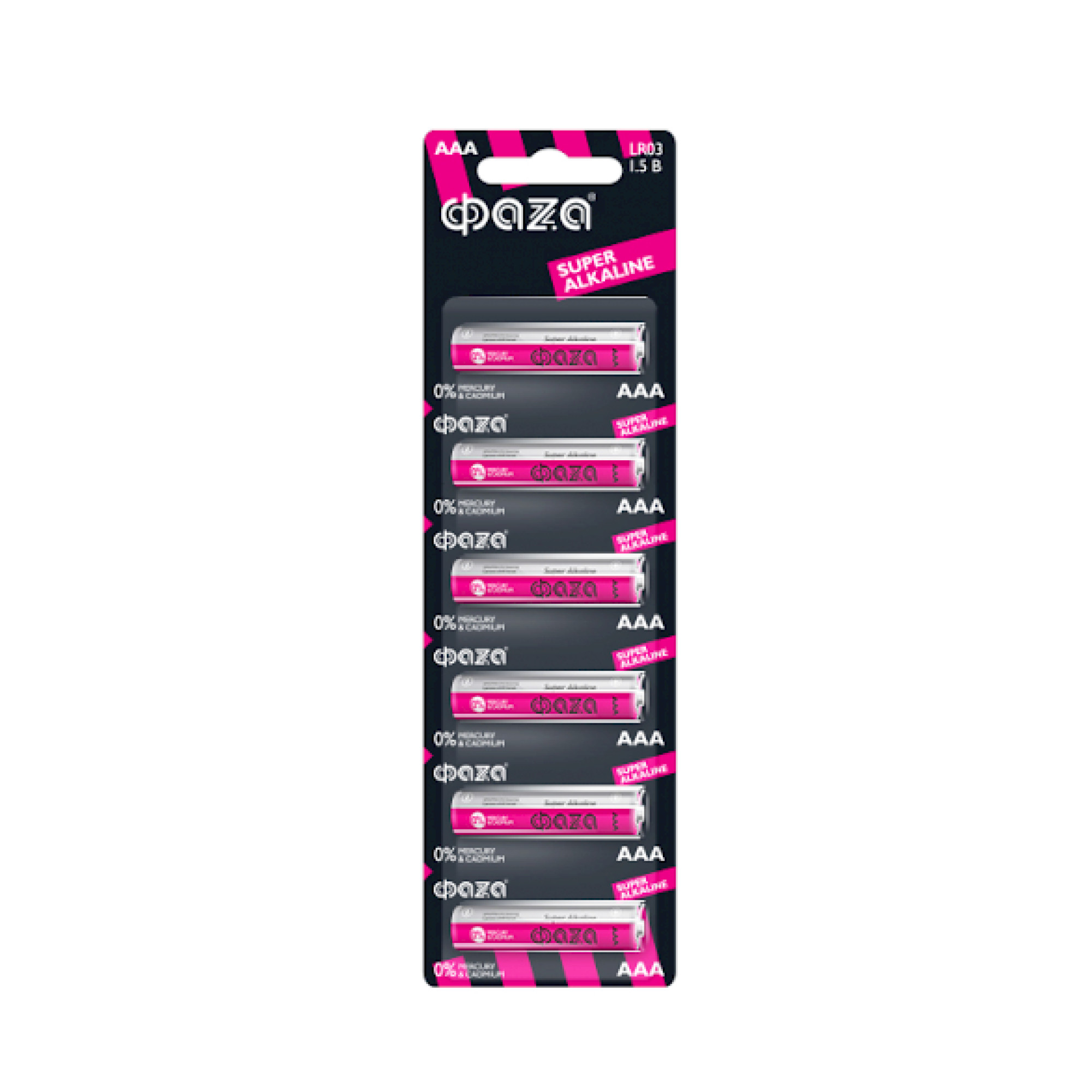 Батарейка щелочная LR03 ФАZА Super Alkaline BL-6 - 1шт.