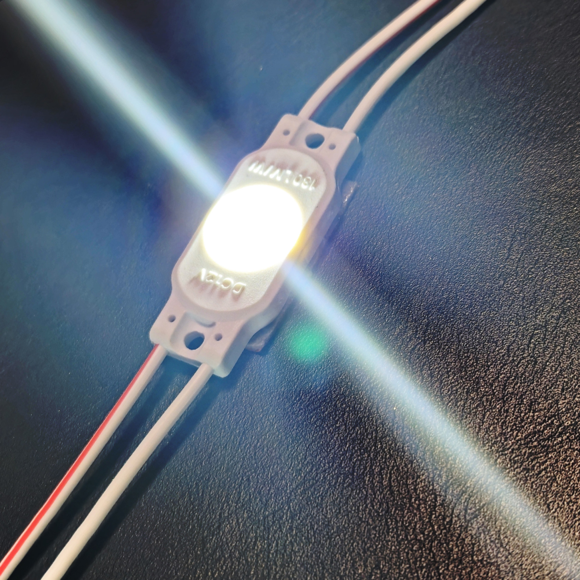 Модуль светодиодный 1 SMD 2835 0,36Вт 65Лм 6500-7000К (с линзой 175) - 1шт. SignImpress