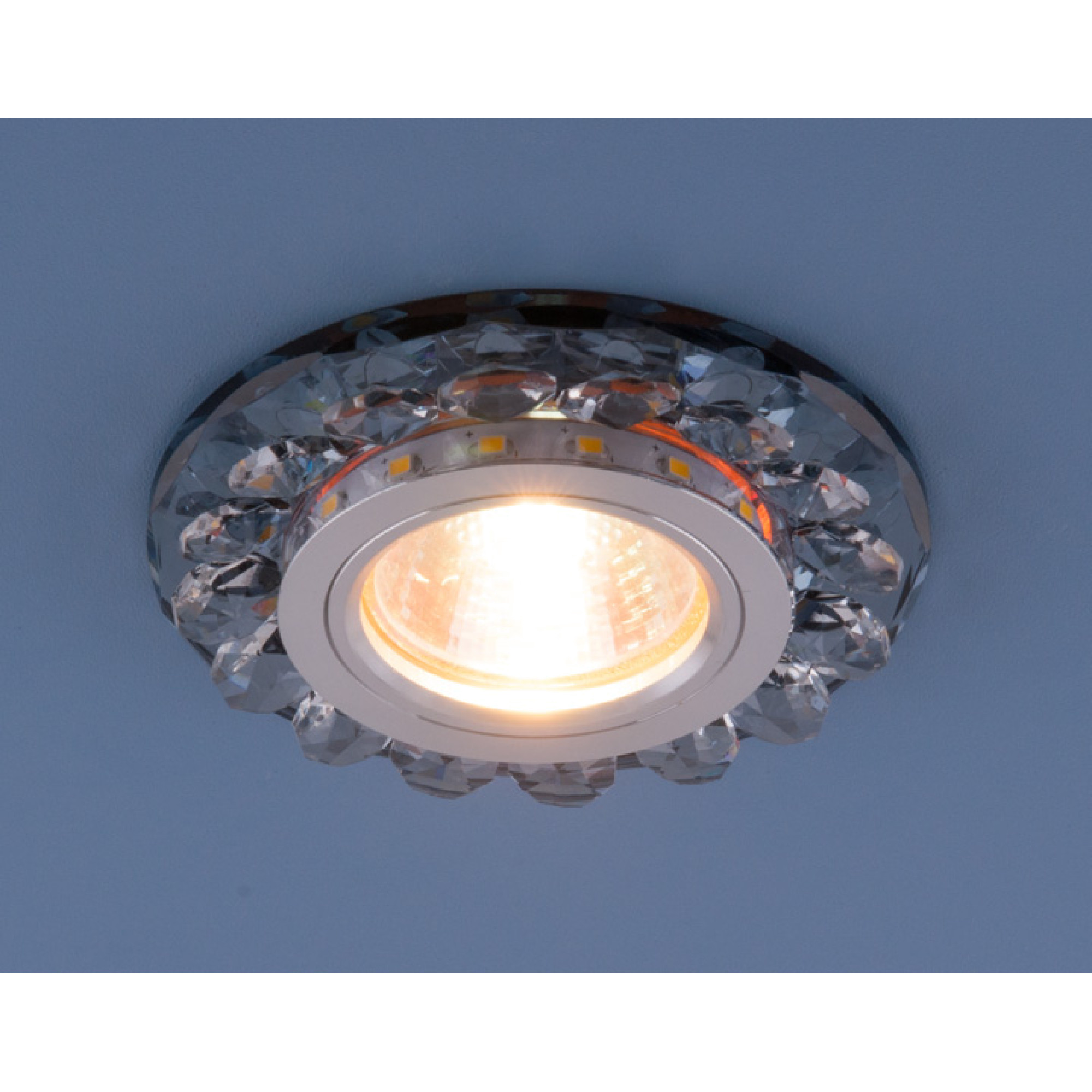 Светильник встраиваемый с подсветкой 6036 MR16 дымчатый Elektrostandard (распродажа)