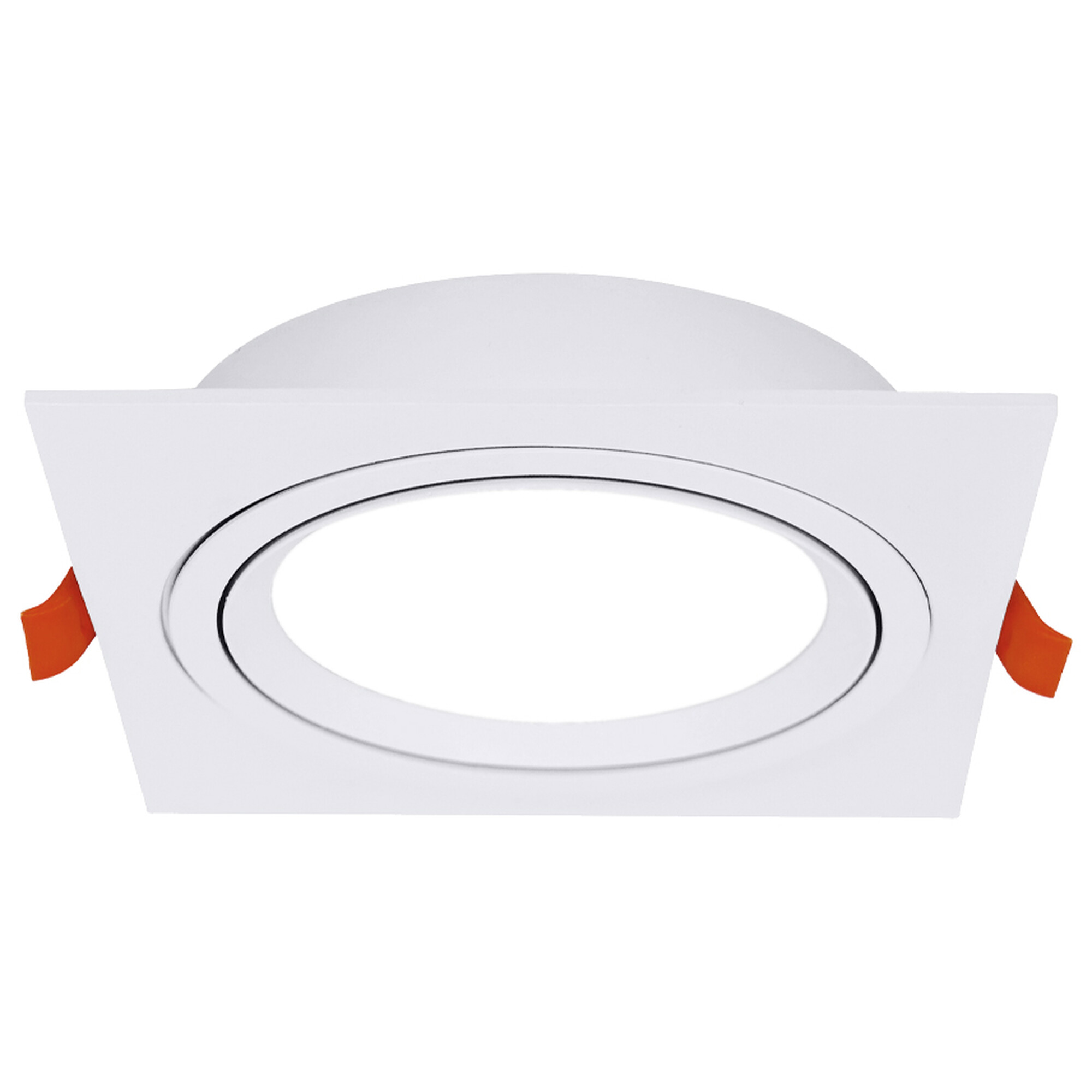 Светильник встраиваемый поворотный GX53 квадрат 46175 Белый SignImpress