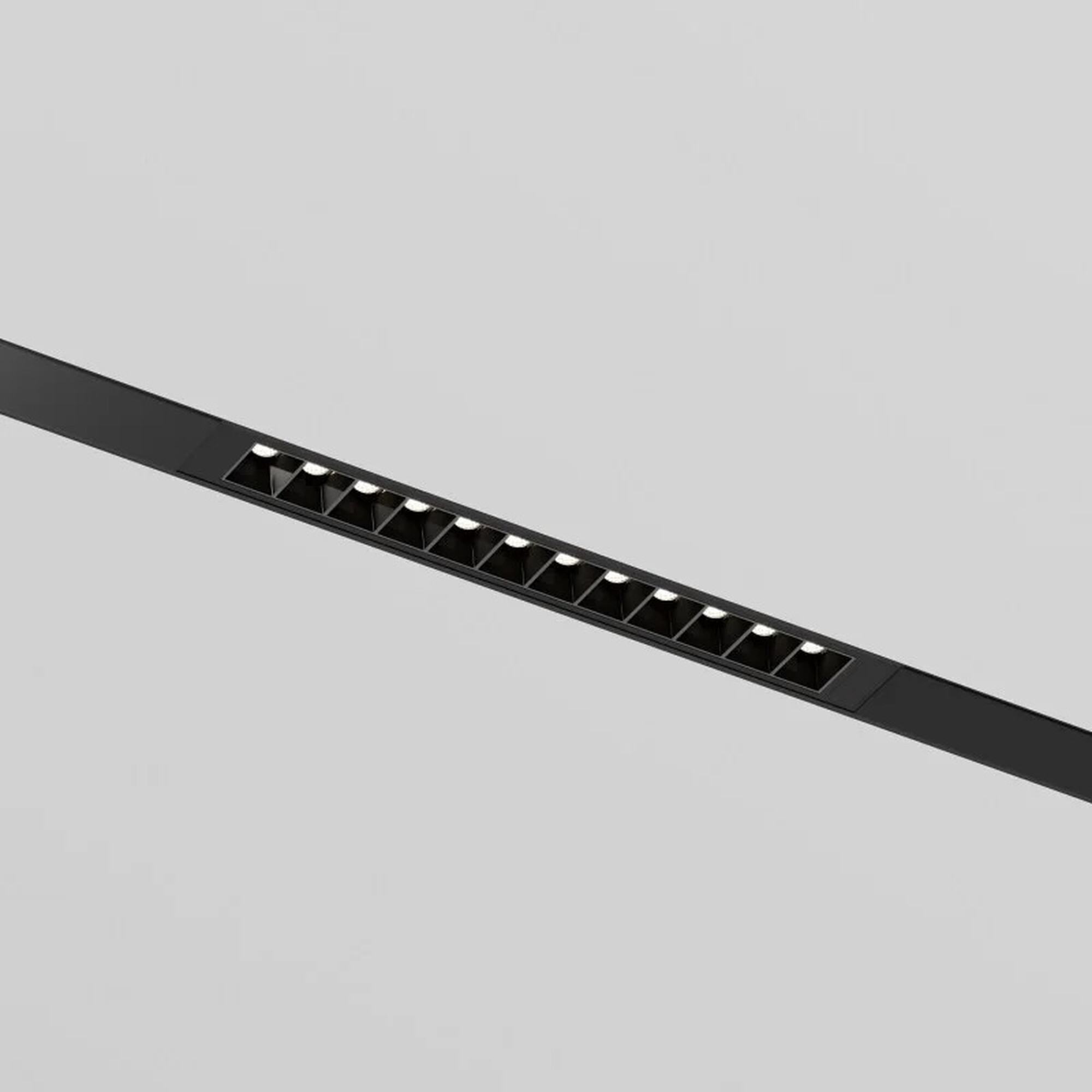 Трековый линейный светильник SIMPLE GRILL DK8201-BK Denkirs