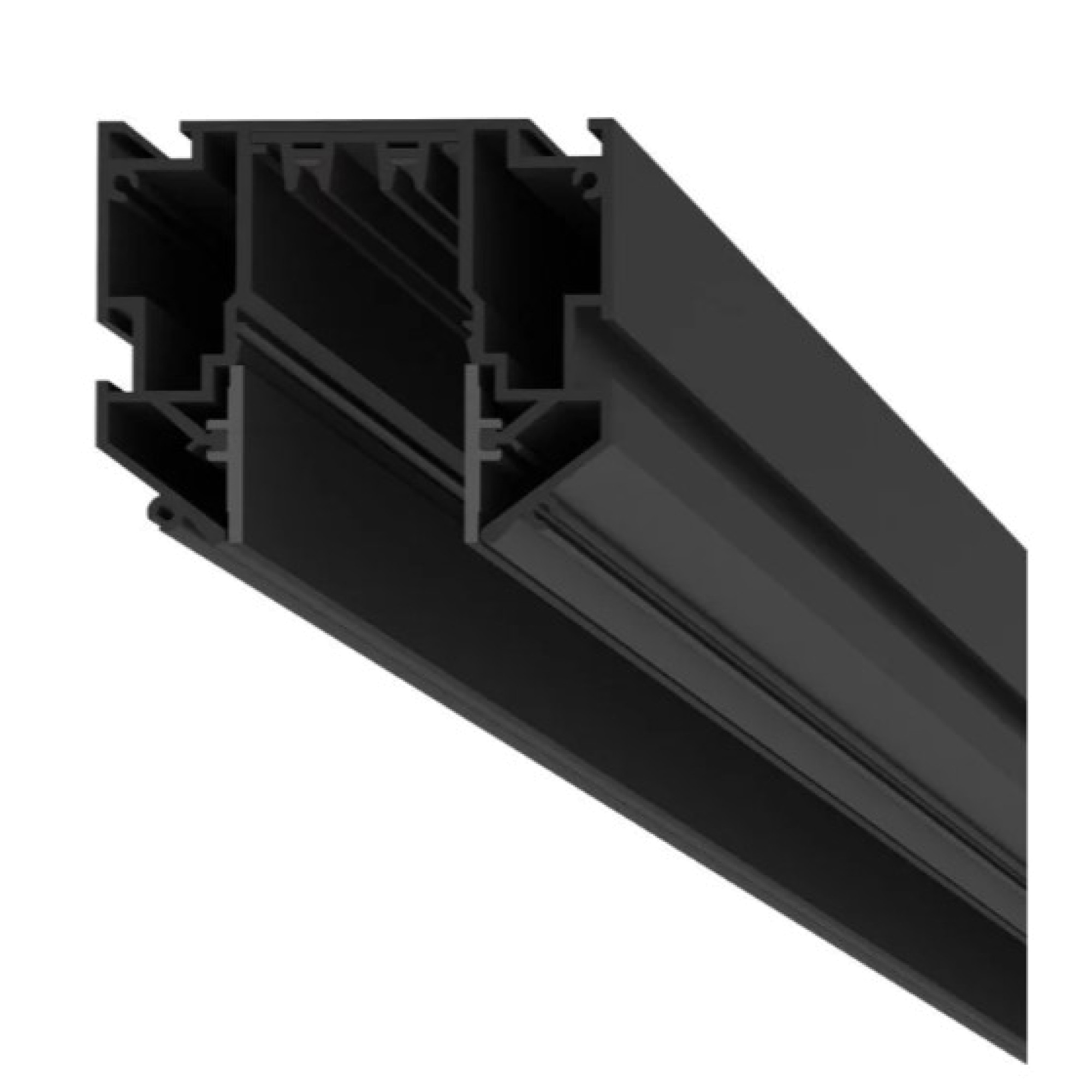 Профиль-трек SMART ONE, для натяжных потолков, 3 м, алюминий, черный TR2023-BK Denkirs 