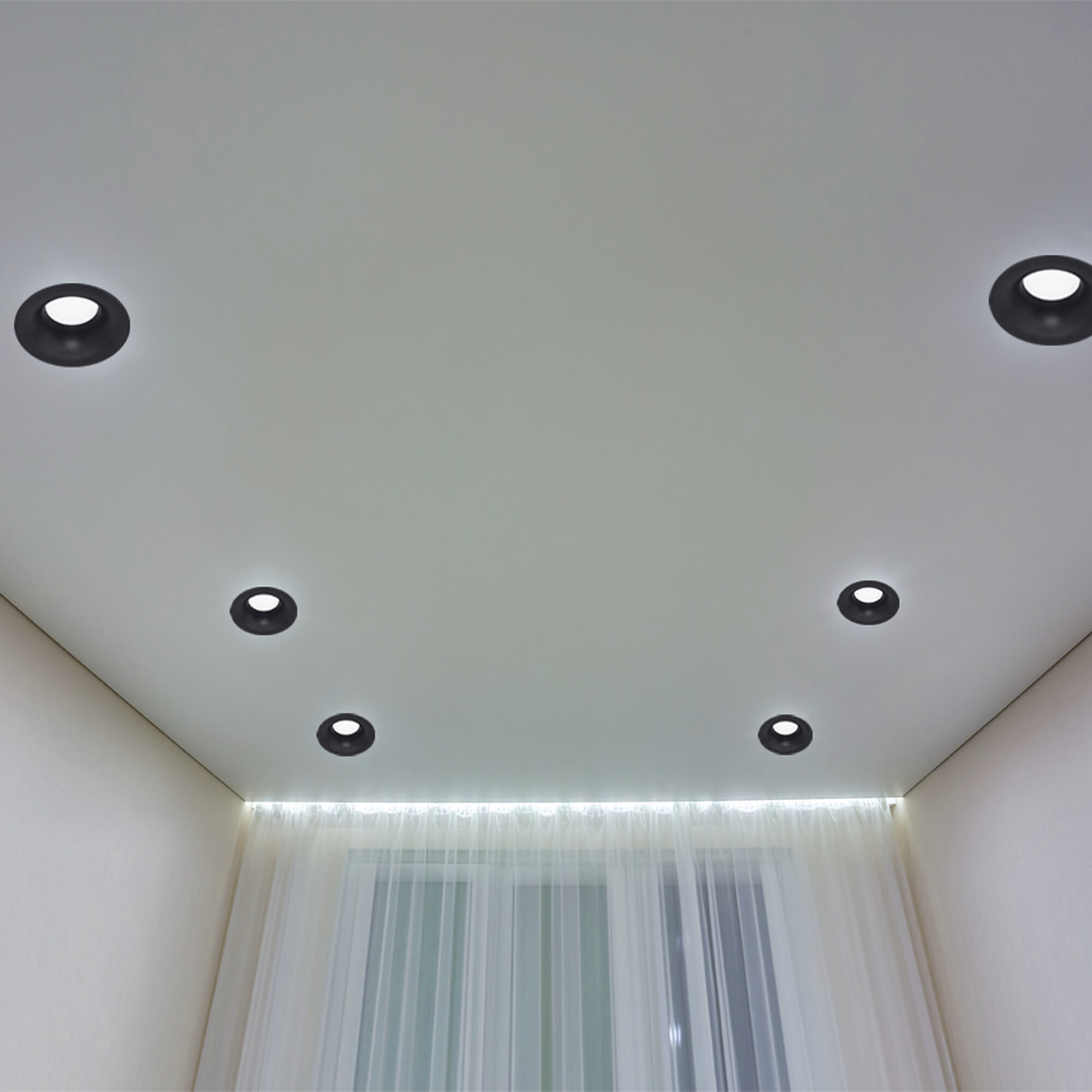 Светильник встраиваемый GU5.3 (MR16) круг 47556 Чёрный SignImpress