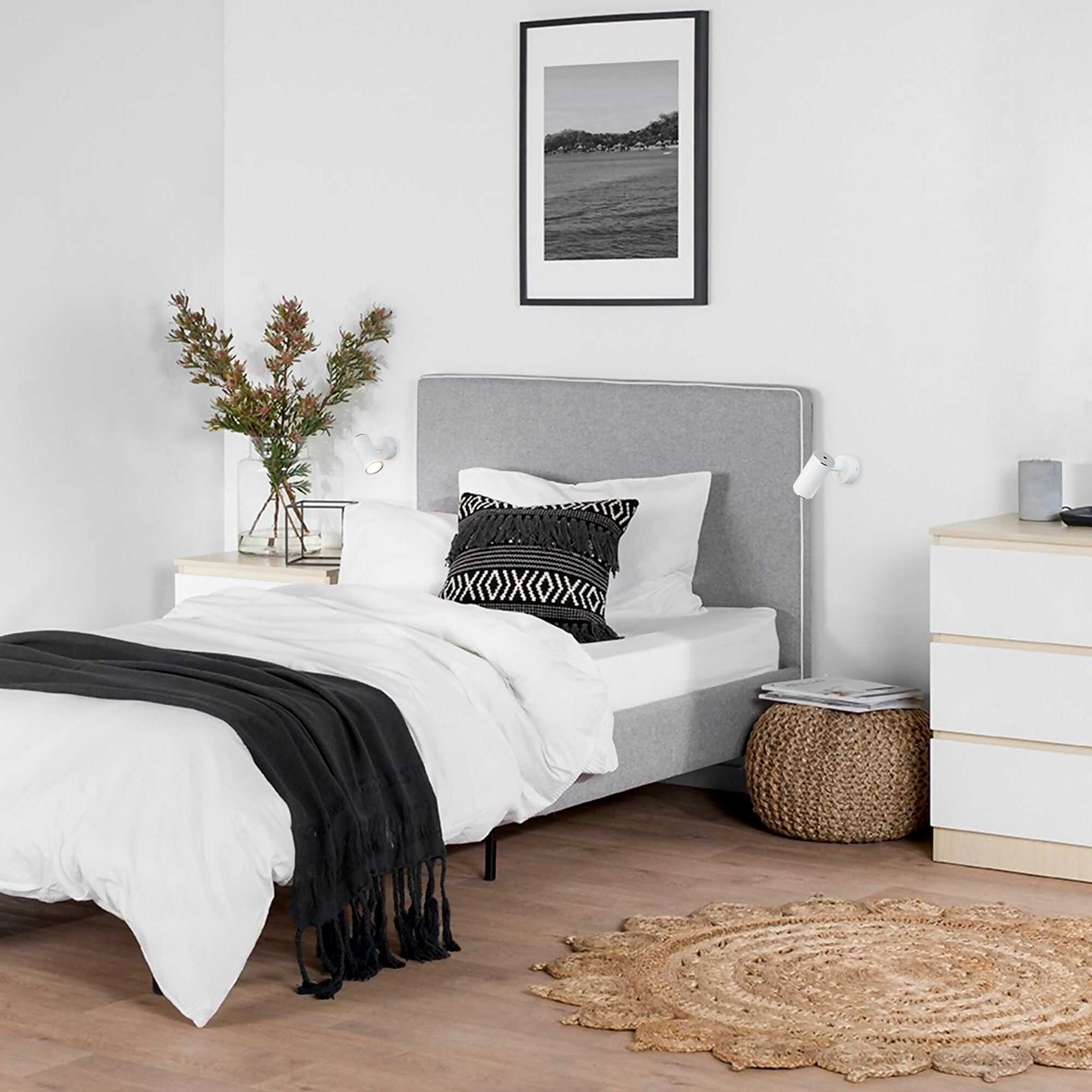 Светильник настенный MRL 1003 1*15W GU10 белый  Elektrostandard 