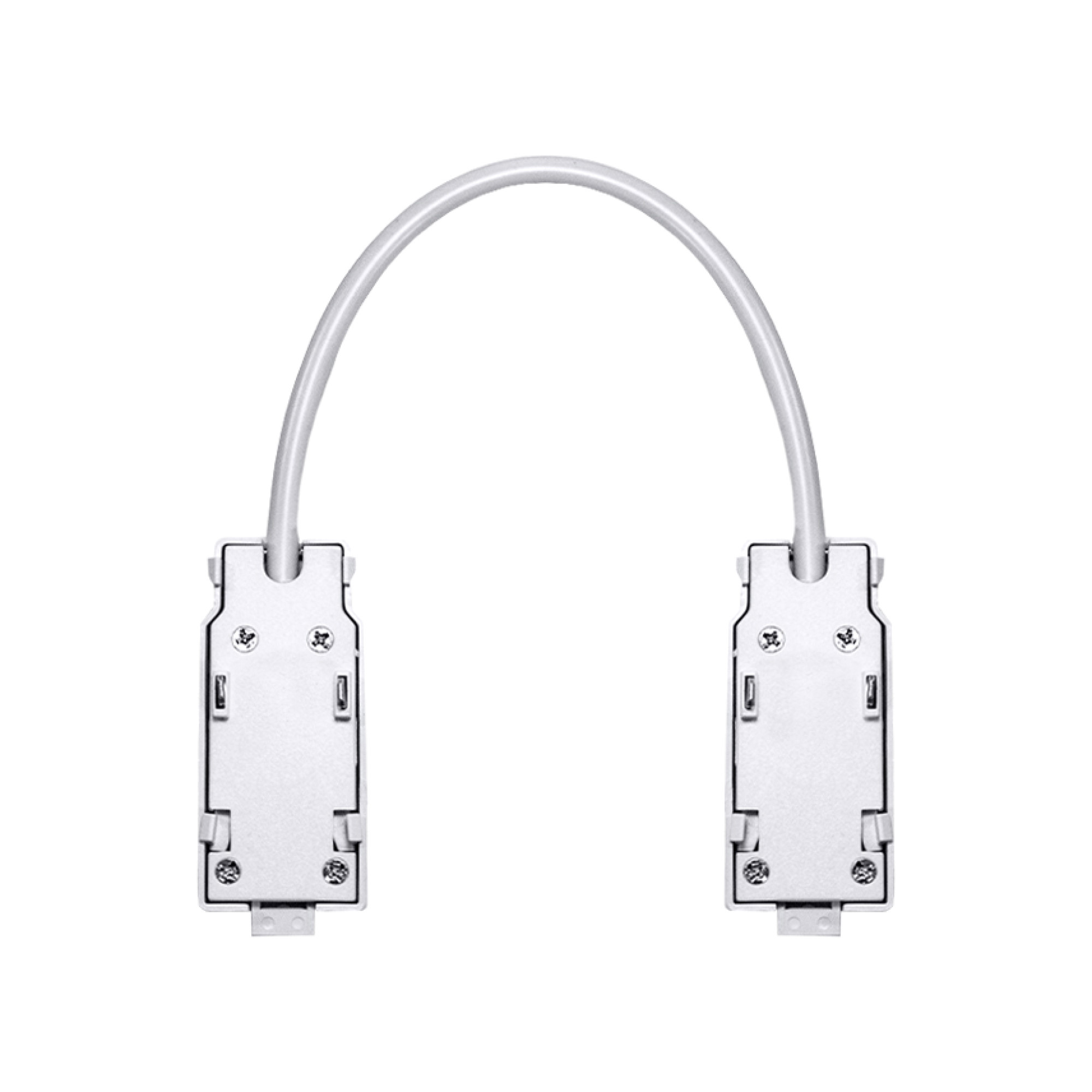 Коннектор питания 16см для соединения шинопровода однофазного магнитного Ultra Белый SignImpress