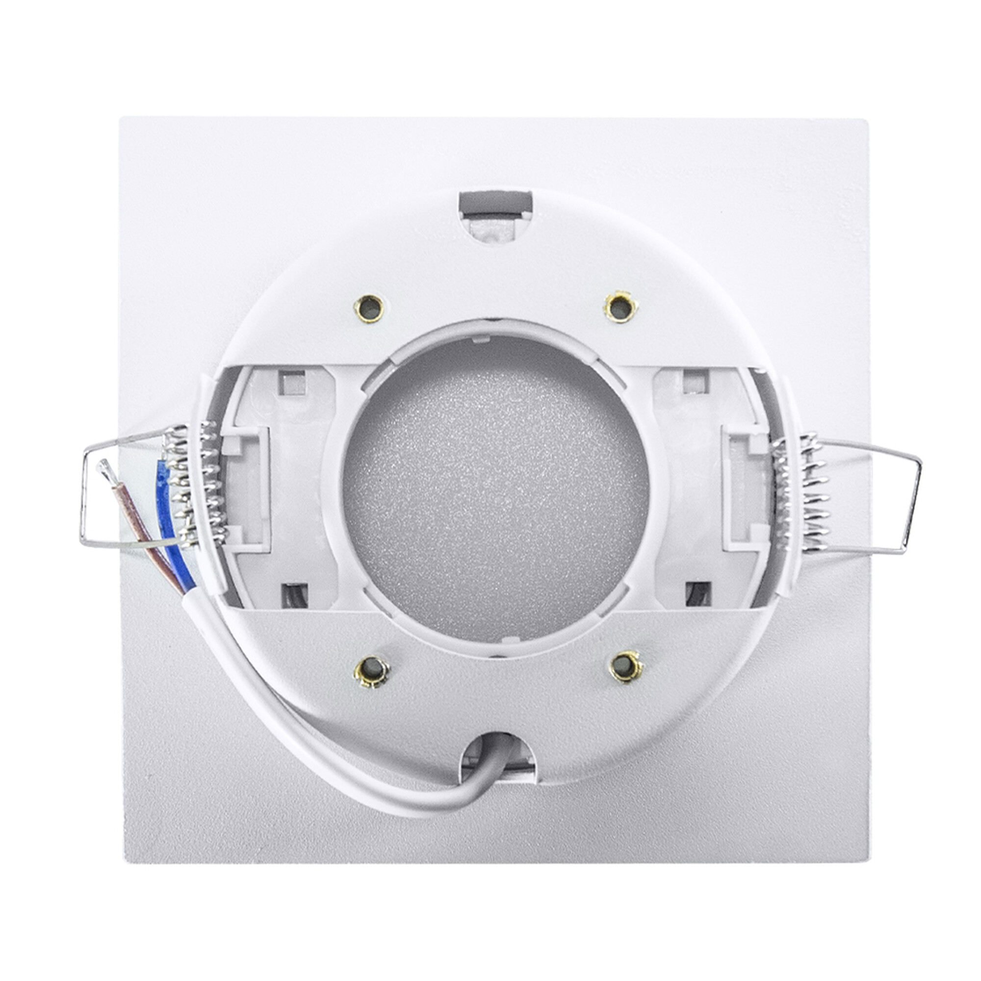 Светильник встраиваемый GX53 с накладкой квадрат Белый SignImpress