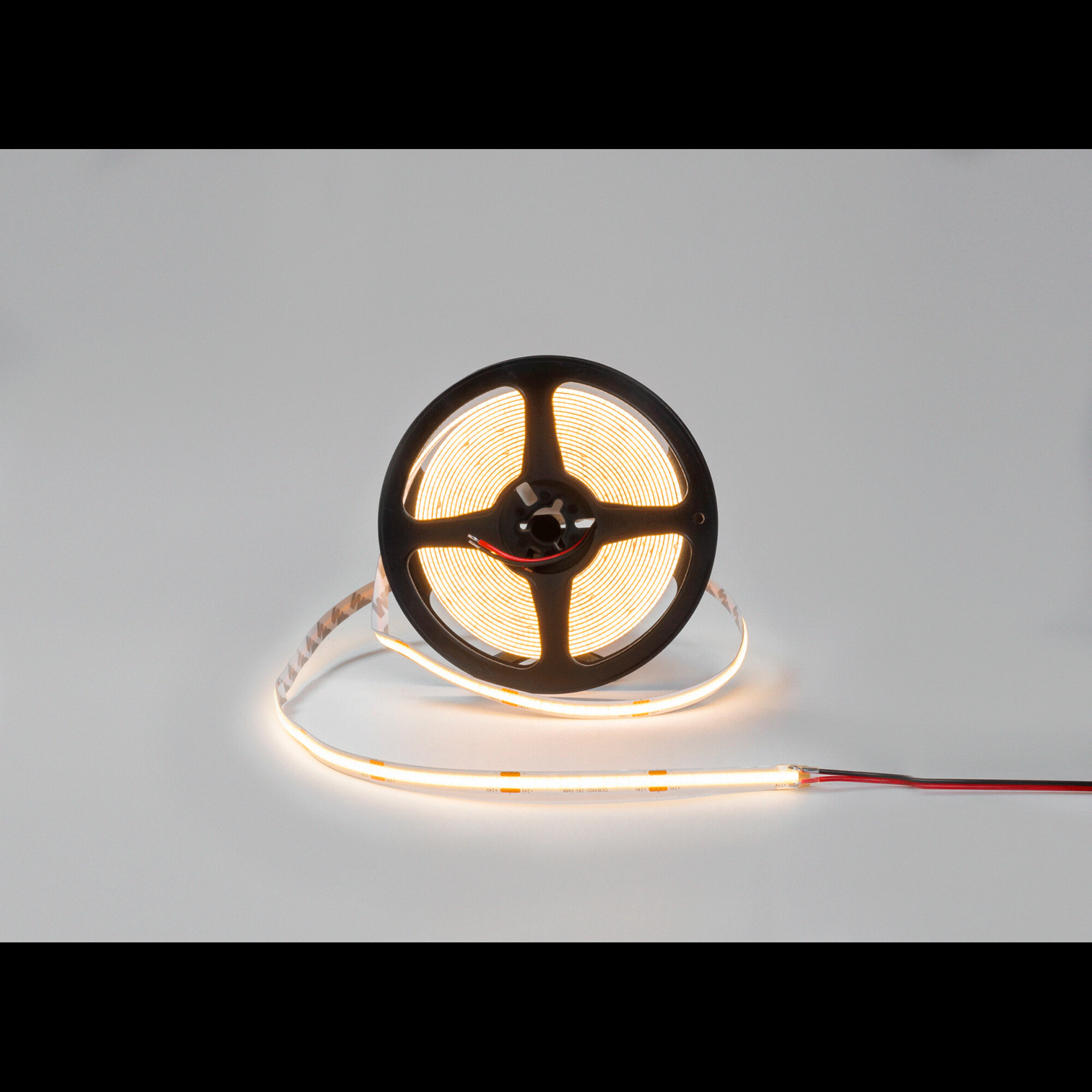 Лента светодиодная ПРО COB, 480 LED/м, 13,5 Вт/м, 24В , IP20, Цвет: Теплый белый SWG