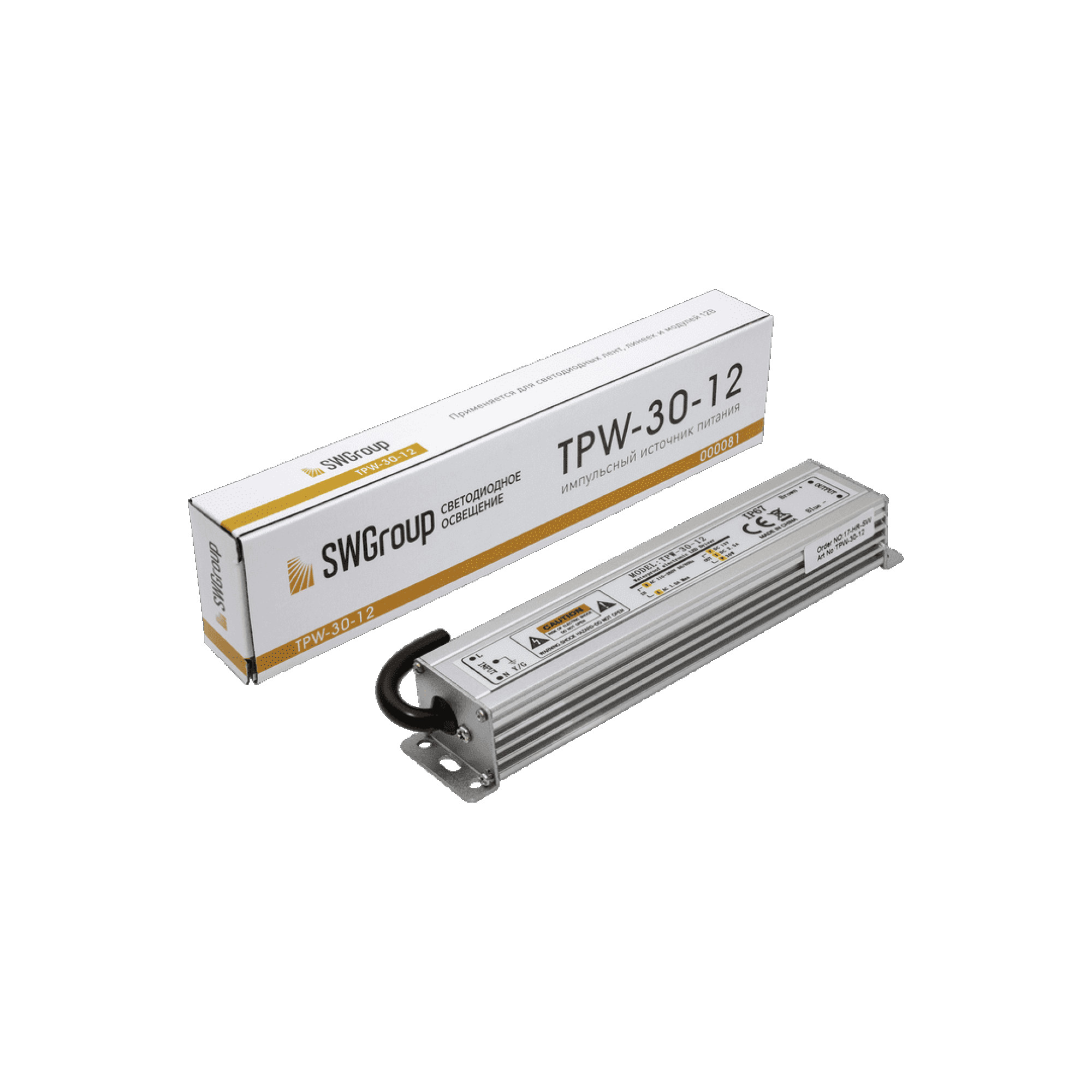 Блок питания MINI Al TPW, 30 W Влагозащитный, 12 V SWG