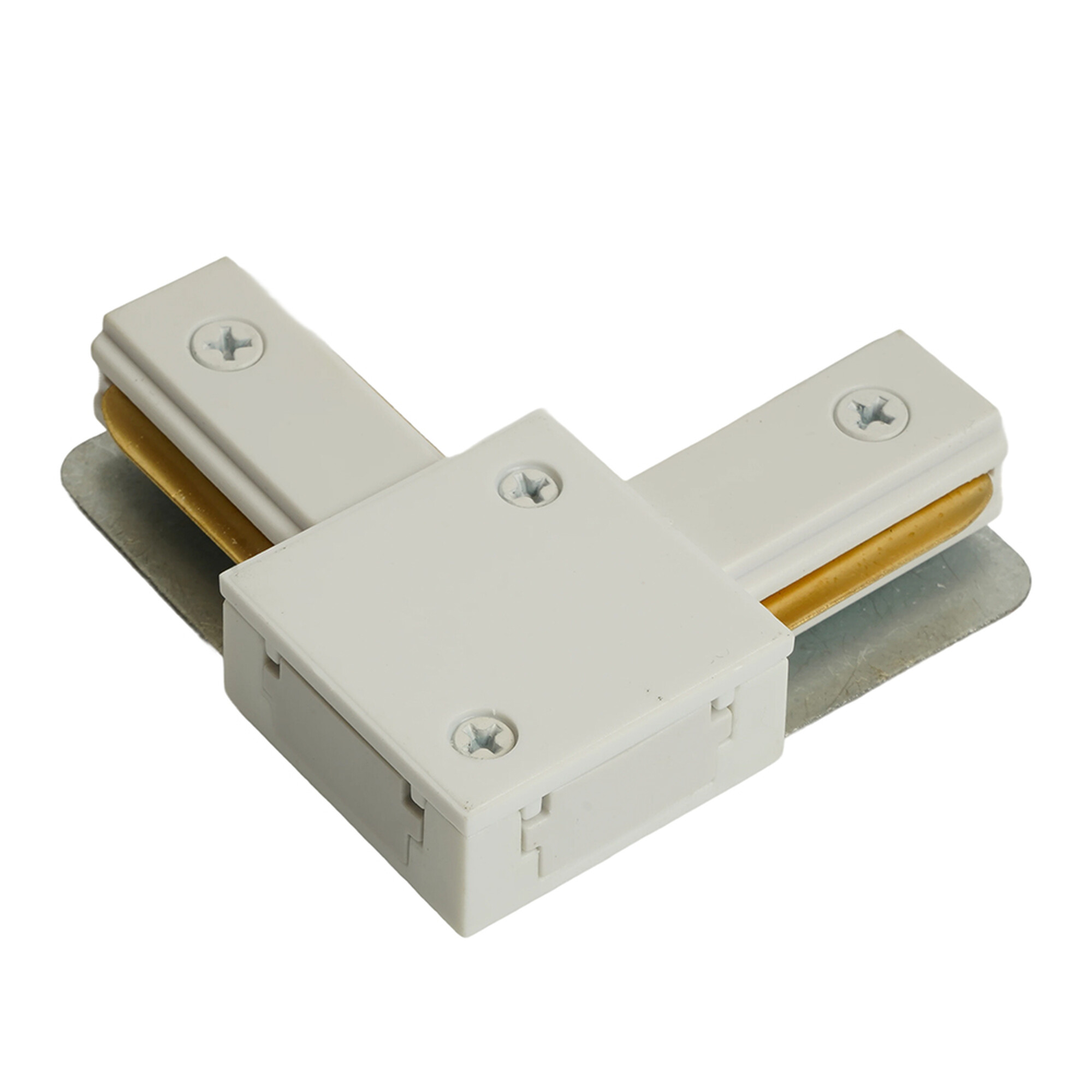 Коннектор угловой для шинопровода, белый, LD1021 для CAB1007 Feron