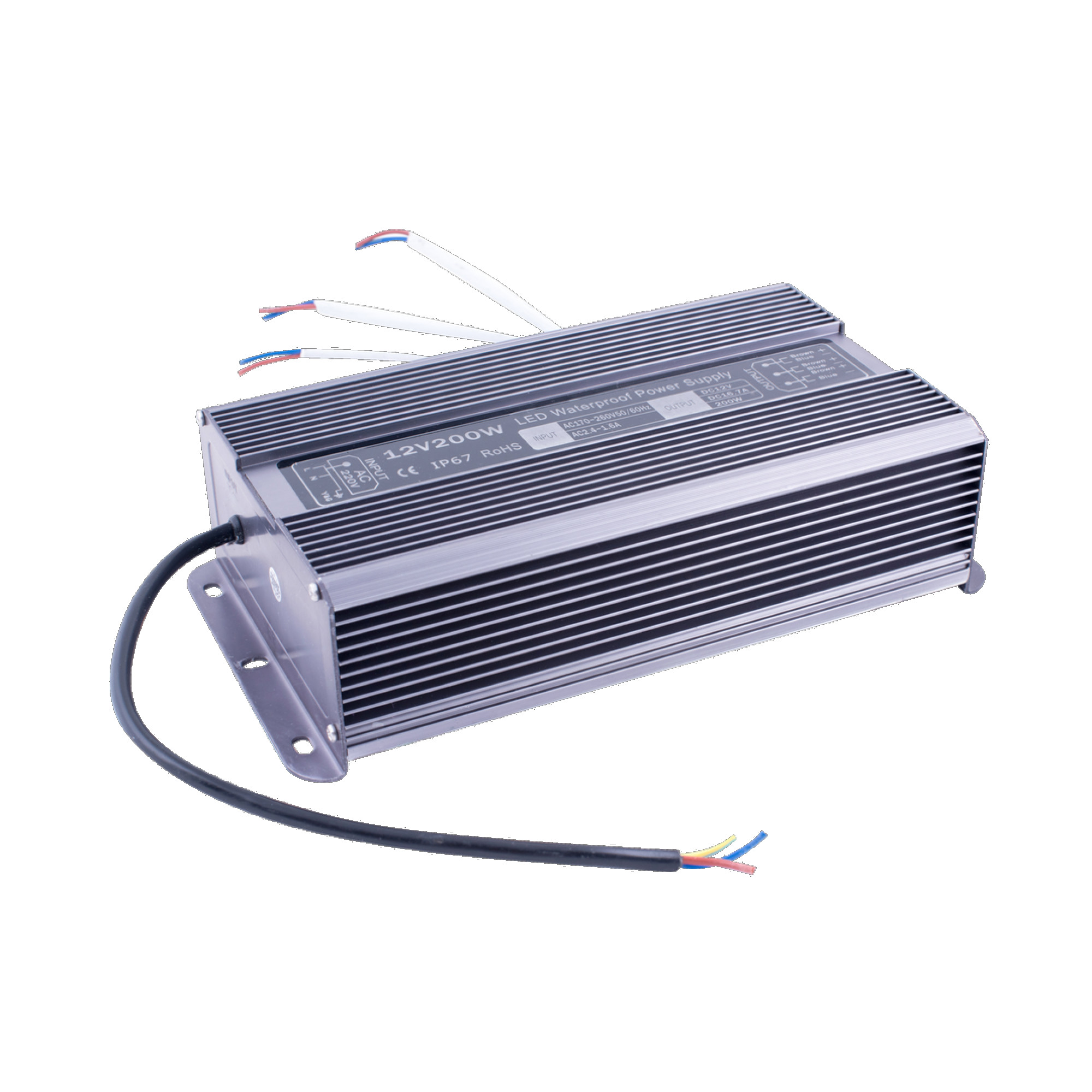 Блок питания Al TPW, 200W влагозащитный, 12V SWG