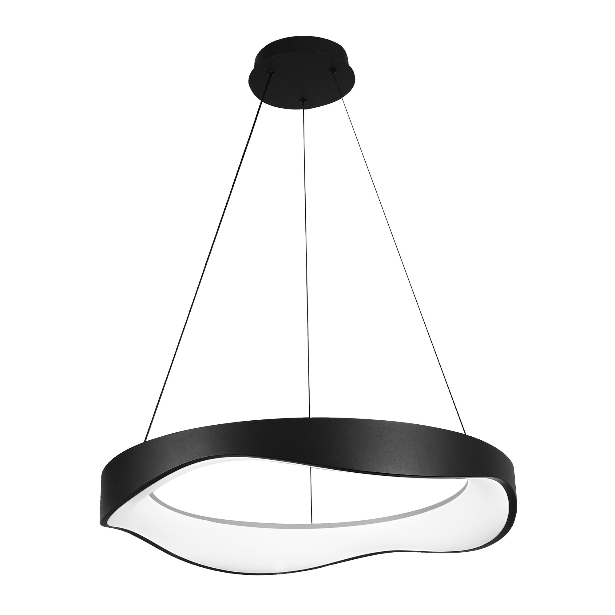 Светильник подвесной светодиодный 33 Вт 6000 Лм Чёрный Signimpress