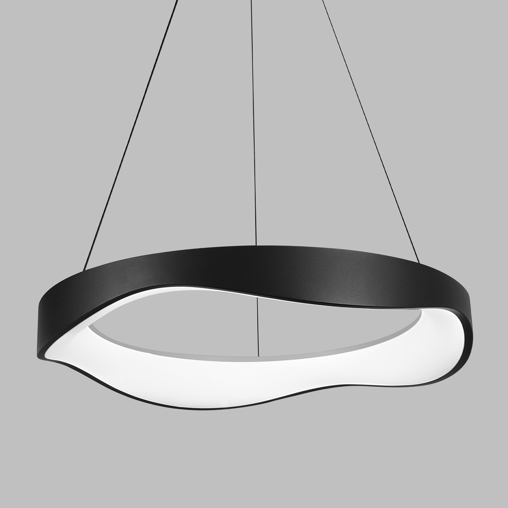 Светильник подвесной светодиодный 33 Вт 6000 Лм Чёрный Signimpress