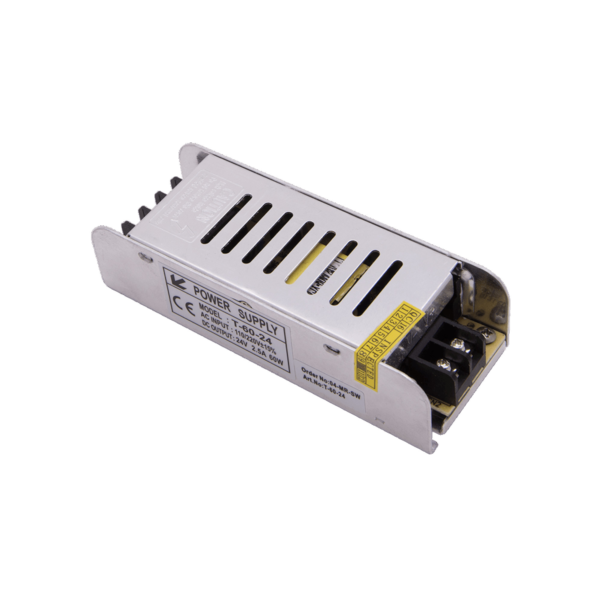 Блок питания компактный (узкий), 60 W, 24V SWG