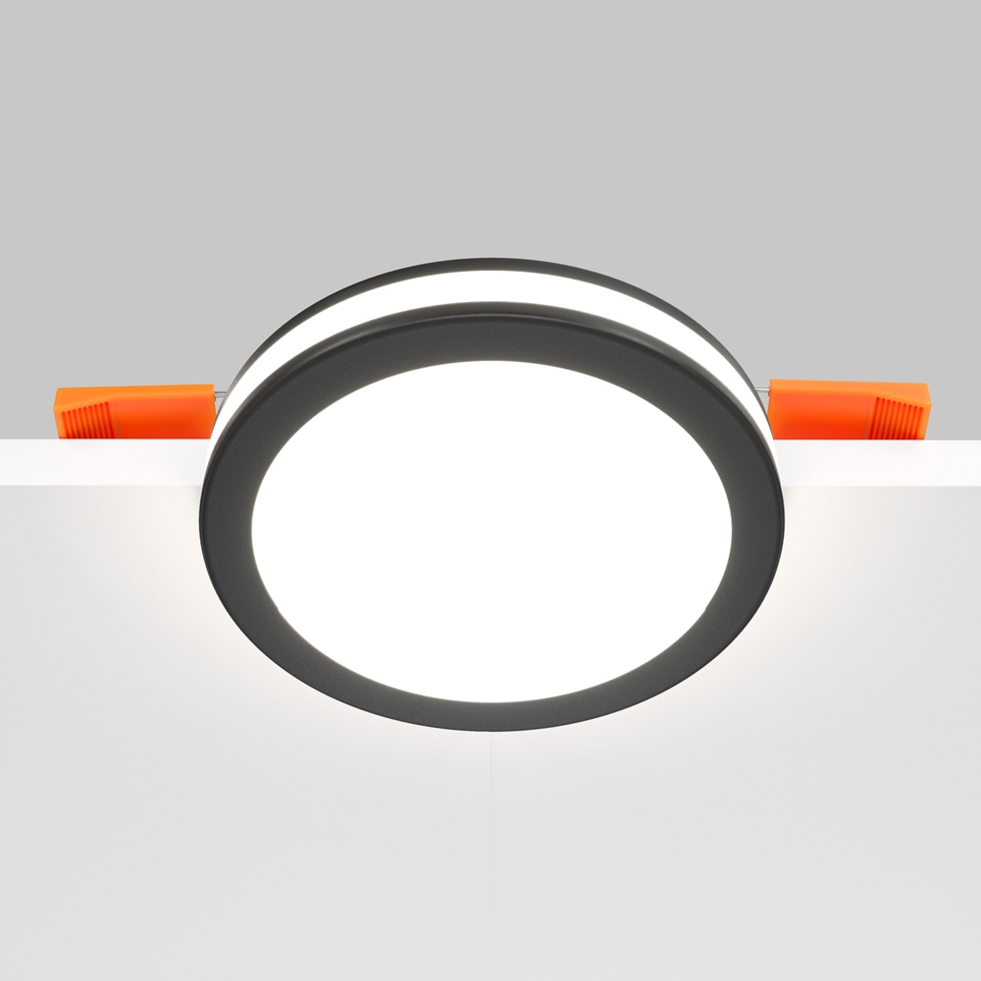 Встраиваемый светильник Phanton 4000K 1x12Вт 120° чёрный Maytoni