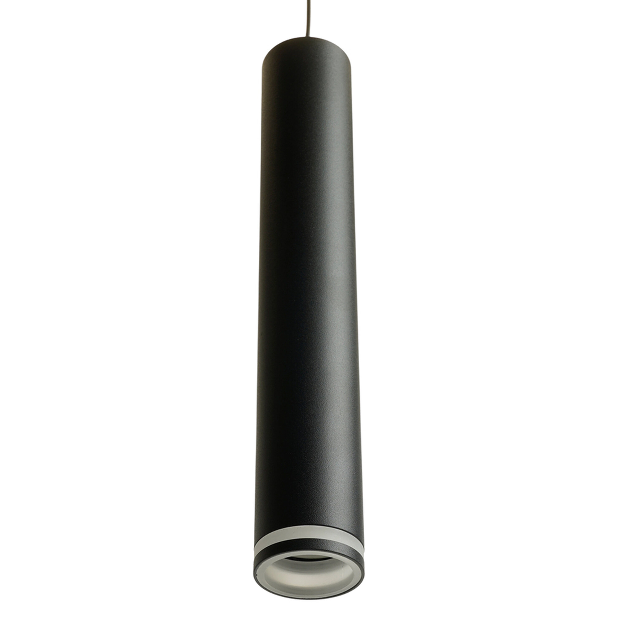 Светильник потолочный на подвесе MR11 35W, 230V, черный, D40*H250 ML1008 Feron