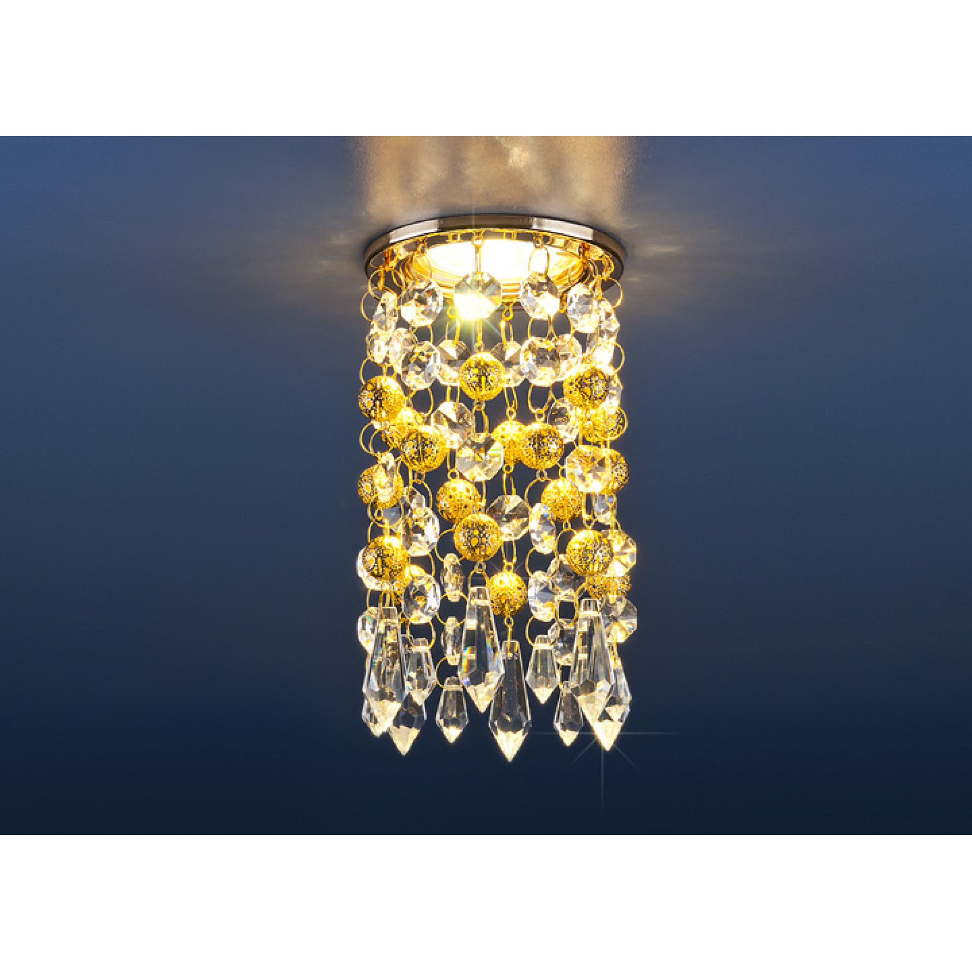 Светильник встраиваемый 2029 MR16 золото/прозрачный Elektrostandard (распродажа)