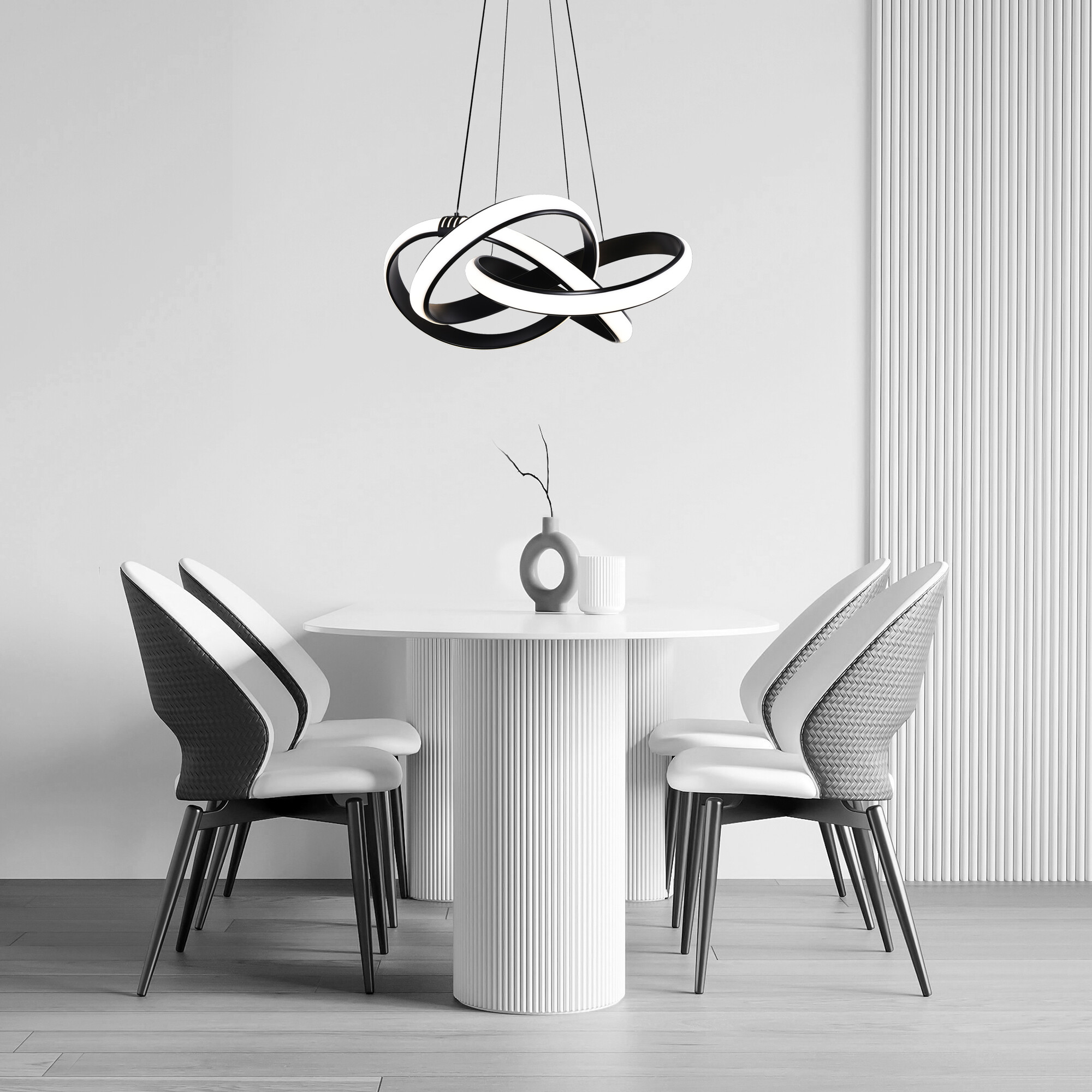 Светильник подвесной светодиодный 101 Вт 18240 Лм Чёрный Signimpress