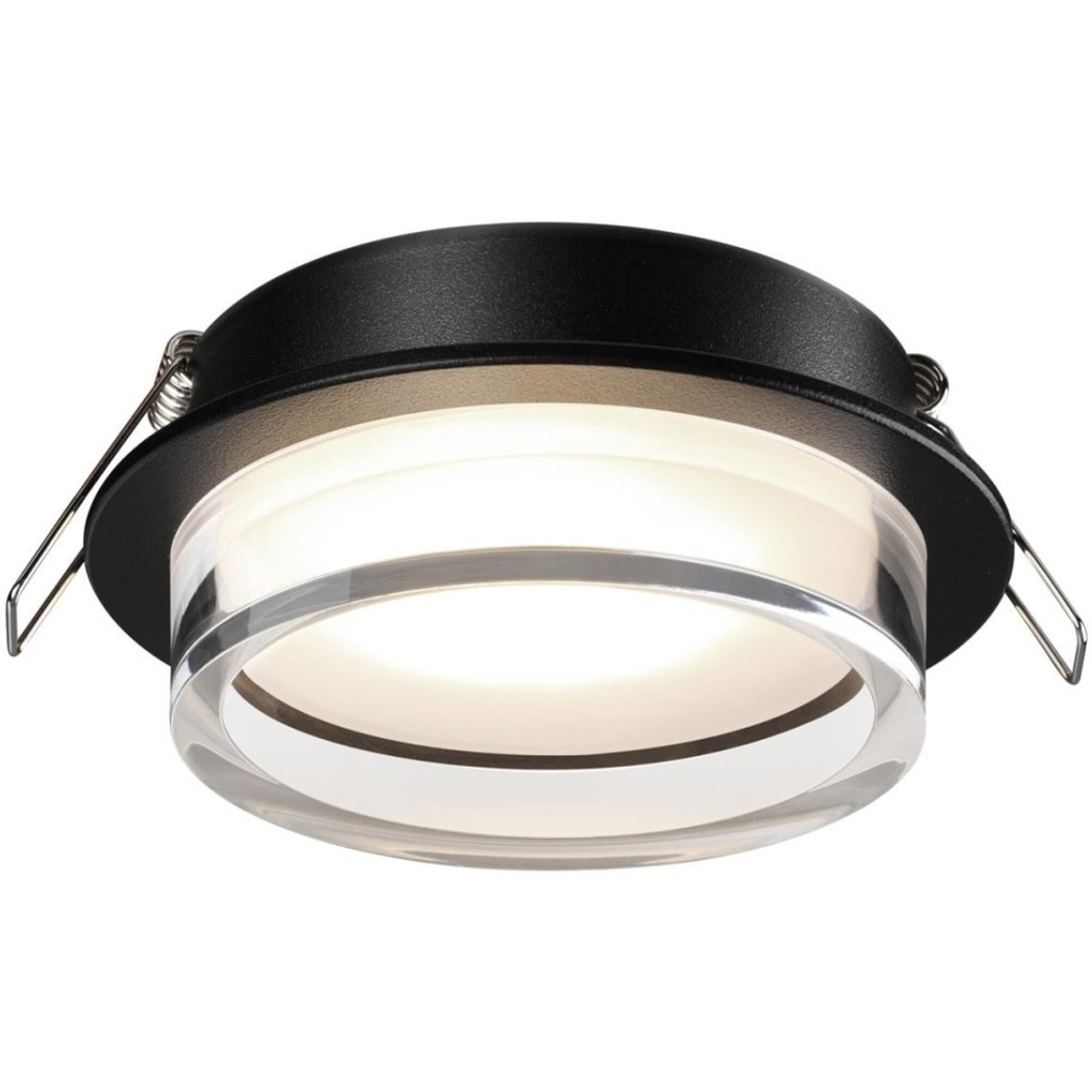 Светильник встраиваемый IP20 GX53 12Вт 220-240V GEM WIR NT25 570 черный круг Novotech