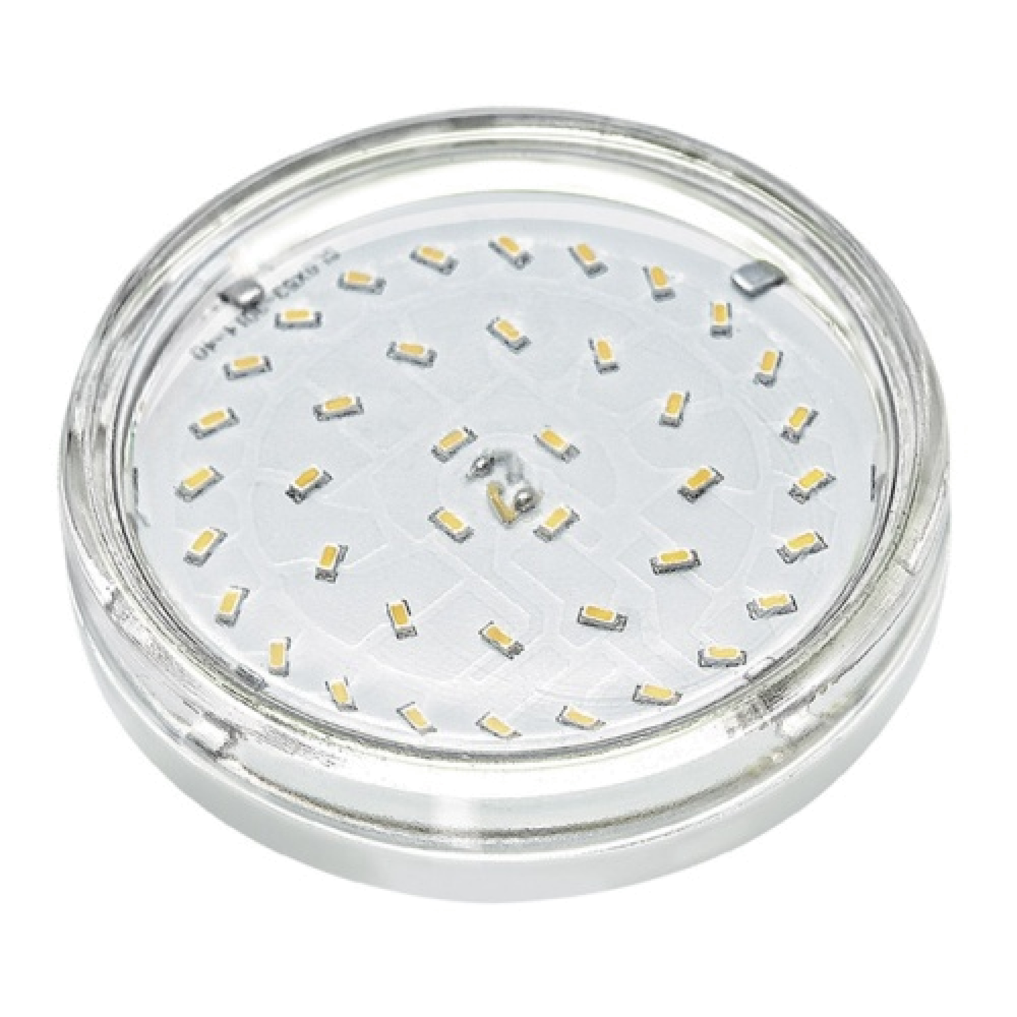 Лампа светодиодная PLED-ECO-GX53  6w  3000K CLEAR  Jazzway 